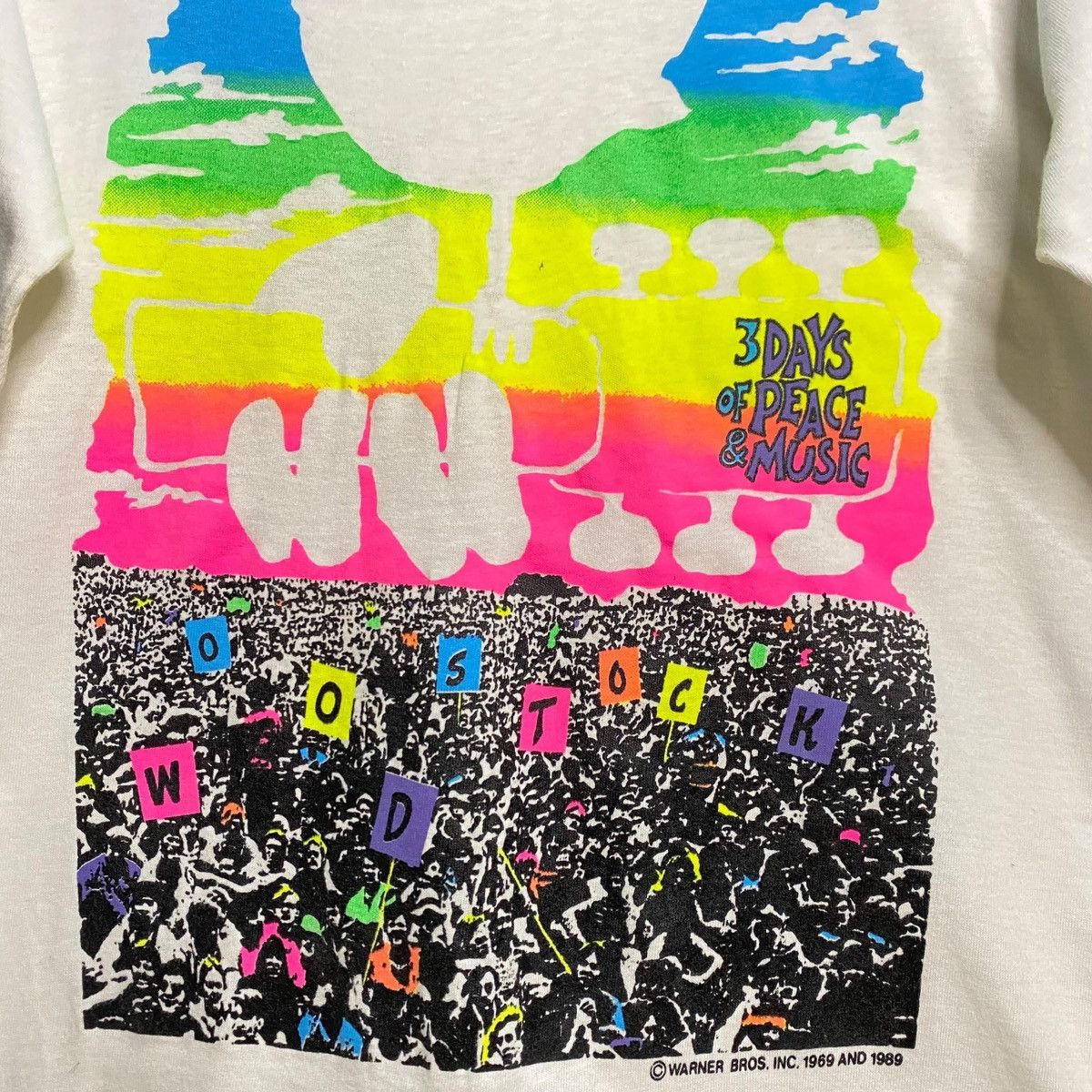 Vintage Vintage Woodstock 1989 20th Anniversary Festival Size US L / EU 52-54 / 3 - 3 Thumbnail