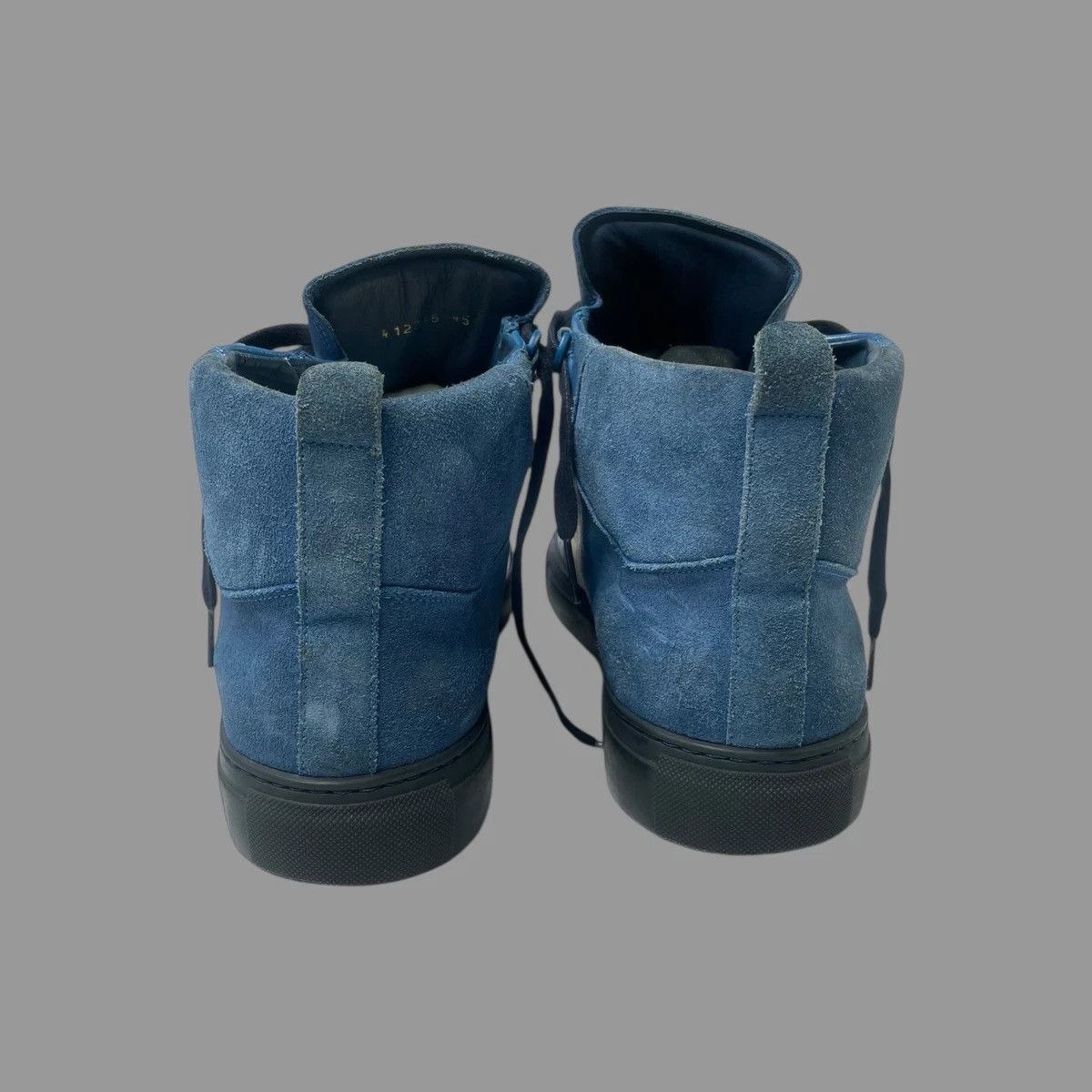 Balenciaga Balenciaga Arena Blue 13 High Tops Suede Size US 13 / EU 46 - 2 Thumbnail
