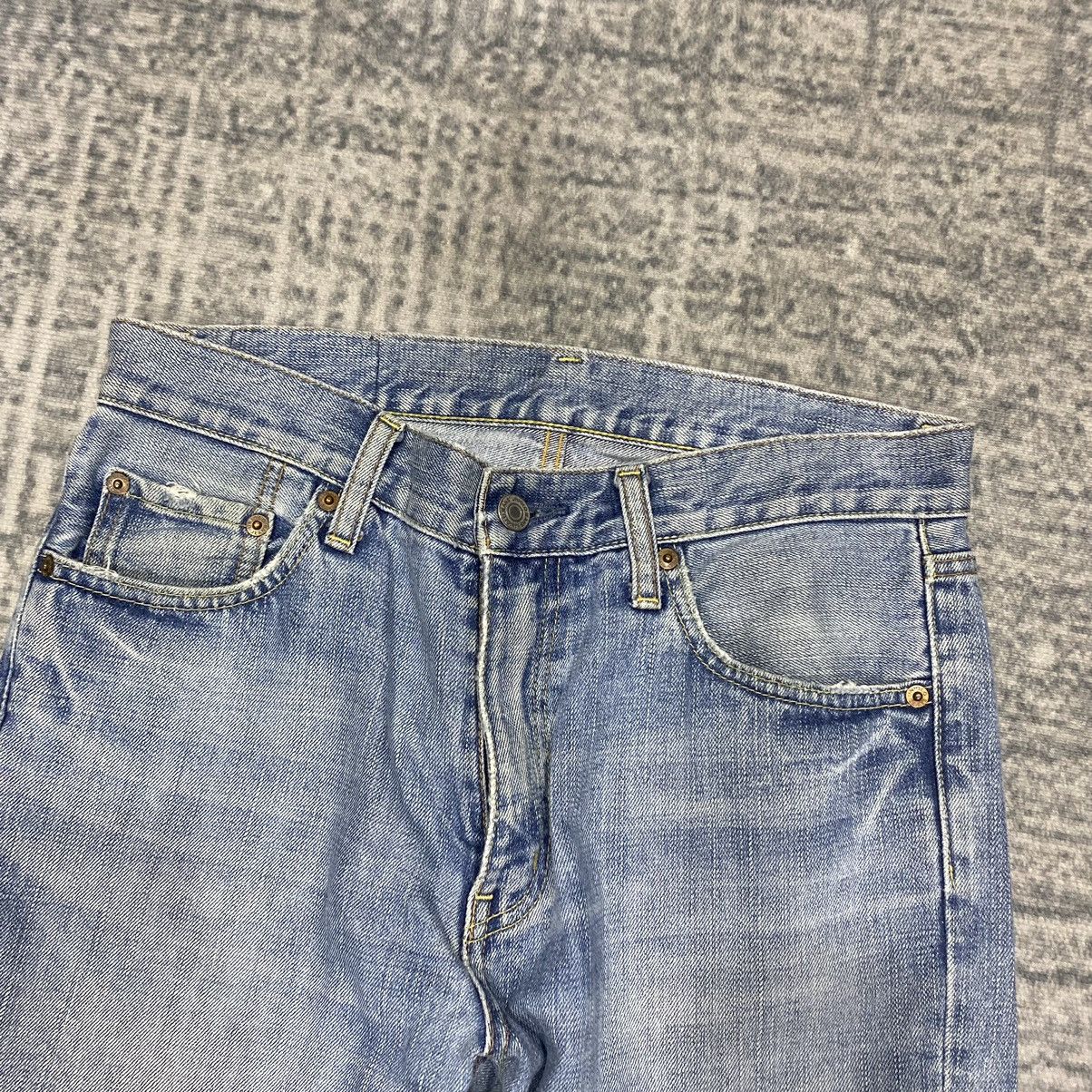 Japanese Brand × Uniqlo Sick☠️ Uniqlo Japan Blue Washed Jeans Vintage Size US 32 / EU 48 - 5 Thumbnail