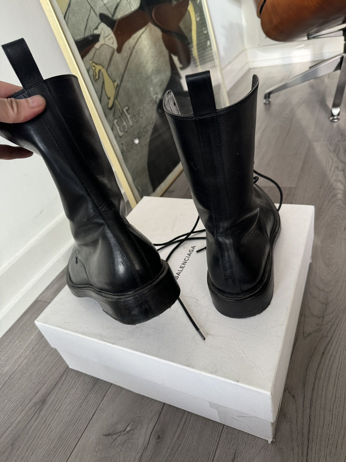 Balenciaga Beautiful Balenciaga Military Combat Boots Size US 10 / EU 43 - 5 Thumbnail