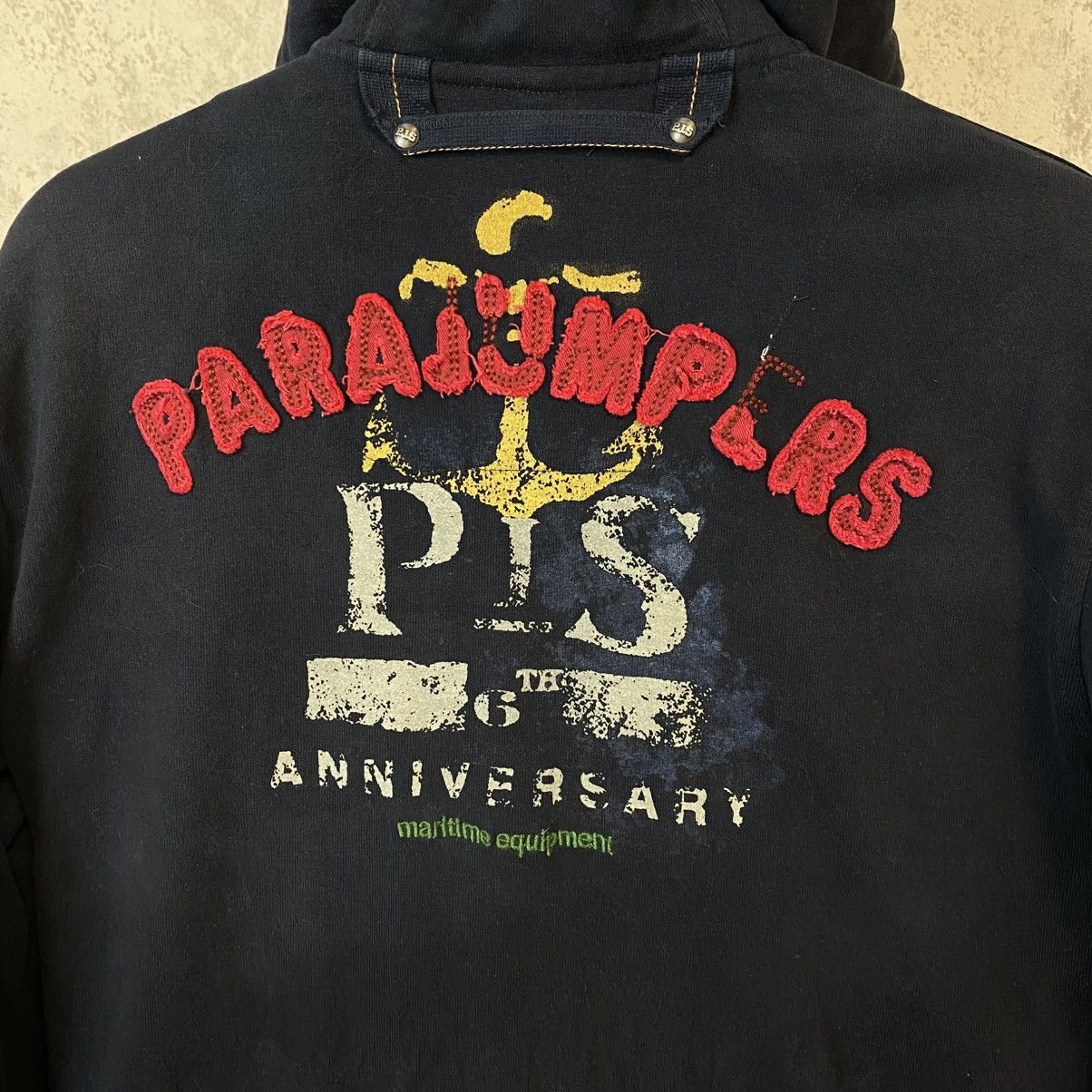 Parajumpers Parajumpers Zip Hoodie Navy Size M - L Size US L / EU 52-54 / 3 - 3 Thumbnail
