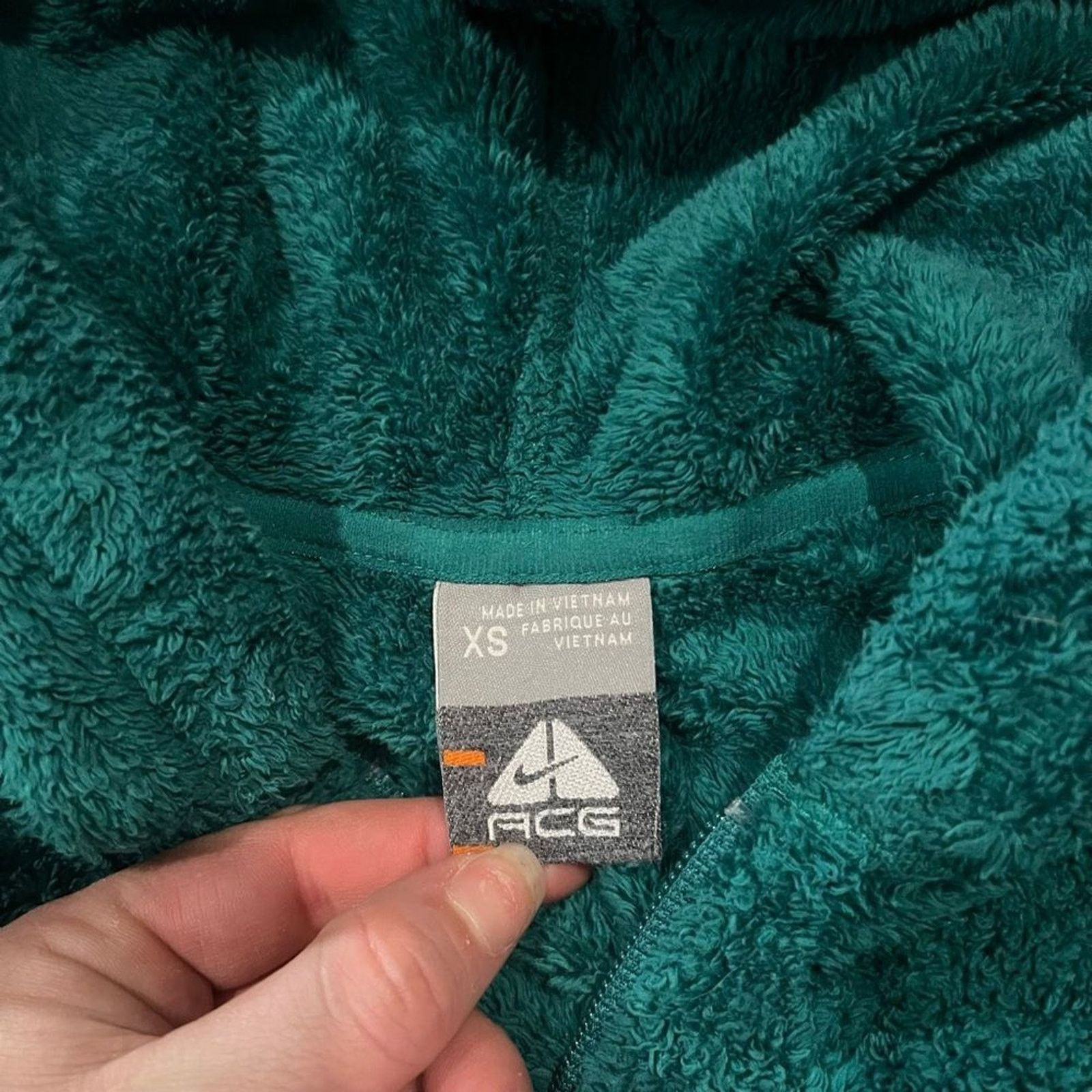 Nike ACG Nike ACG Hoodie Womens XS Green Sherpa Fleece 1/4 Zip Size XS / US 0-2 / IT 36-38 - 3 Thumbnail