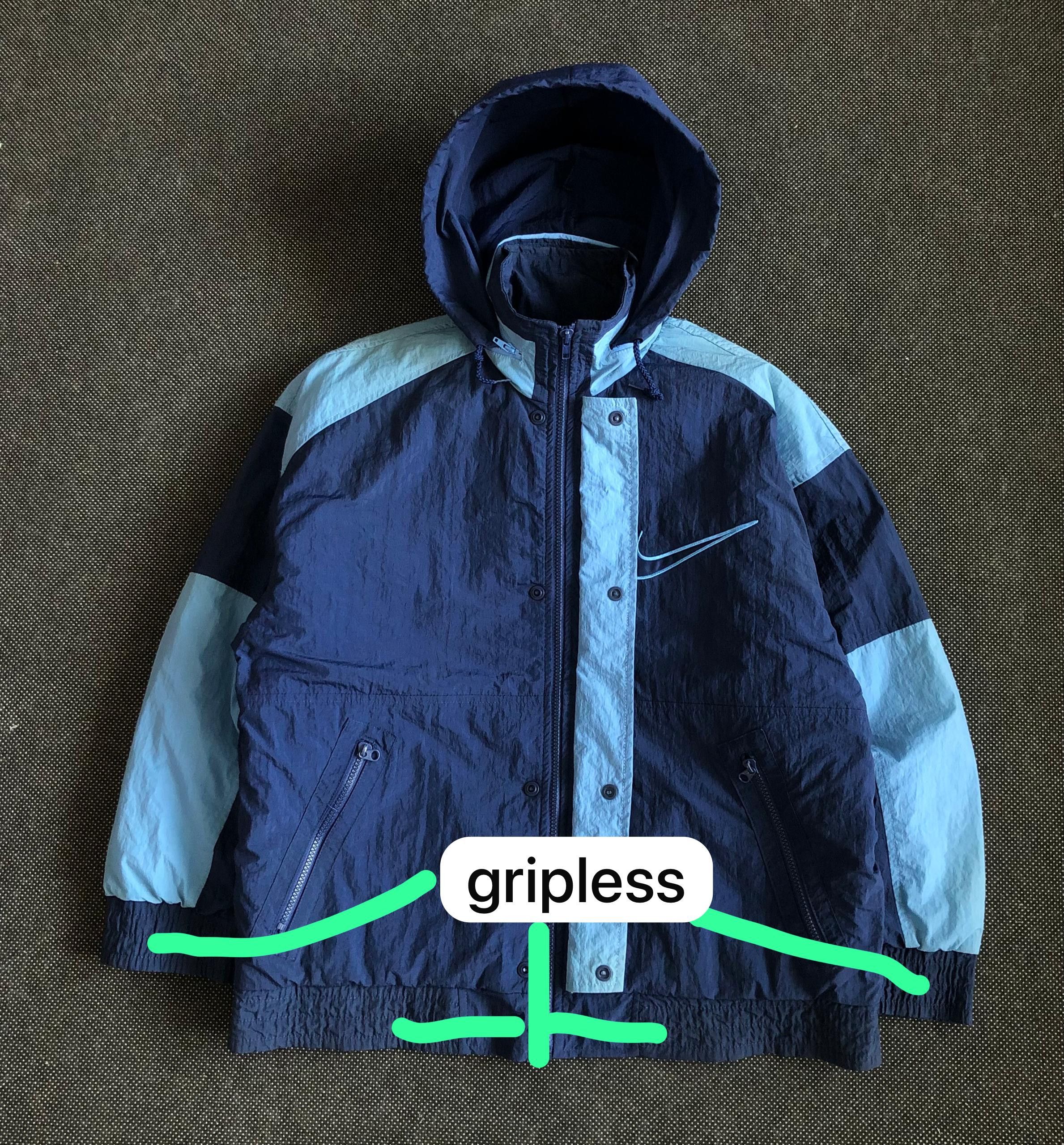 Nike × Vintage RARE🔥90’S NIKE BASKETBALL OVERSIZED HOODED JACKET Size US L / EU 52-54 / 3 - 10 Thumbnail