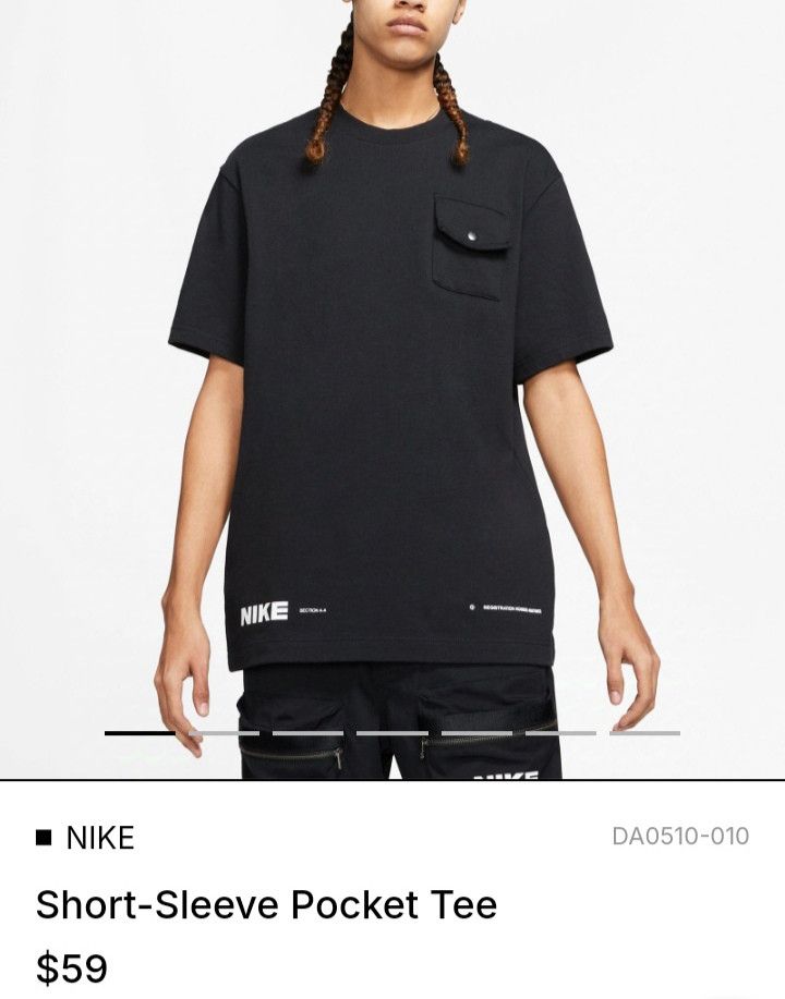 Nike RP$59 Nike Sportswear City ✅🌆 Pocket tshirt streetwear 🔥 Size US S / EU 44-46 / 1 - 5 Thumbnail