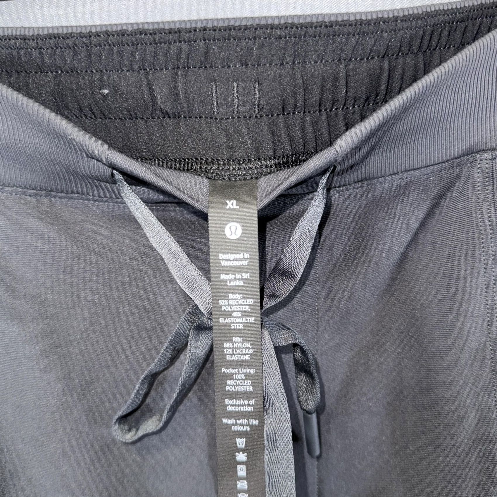 Lululemon Lululemon Jogger Pants Mens XL Gray Recycled Polyester Athletic Drawstring Comfort Fit Gym & Training Size US 36 / EU 52 - 6 Thumbnail