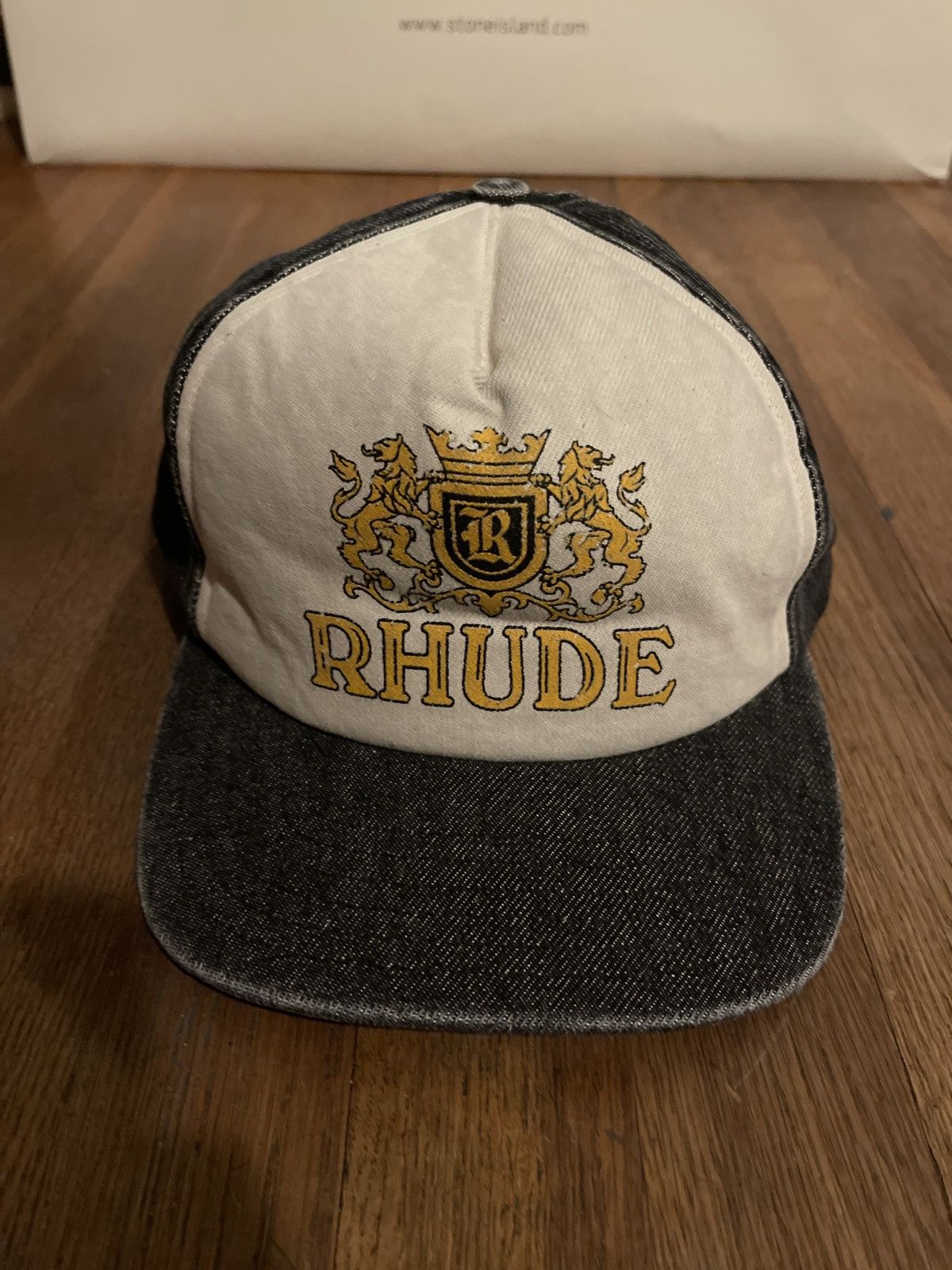 Rhude Rhude Denim Hat Size ONE SIZE - 1 Thumbnail