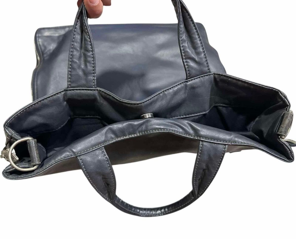 Gaultier Homme Objet × Jean Paul Gaultier 🔥Vintage Jean Paul Gautier Leather Tote Bag Zip JPG Bag Size ONE SIZE - 13 Thumbnail