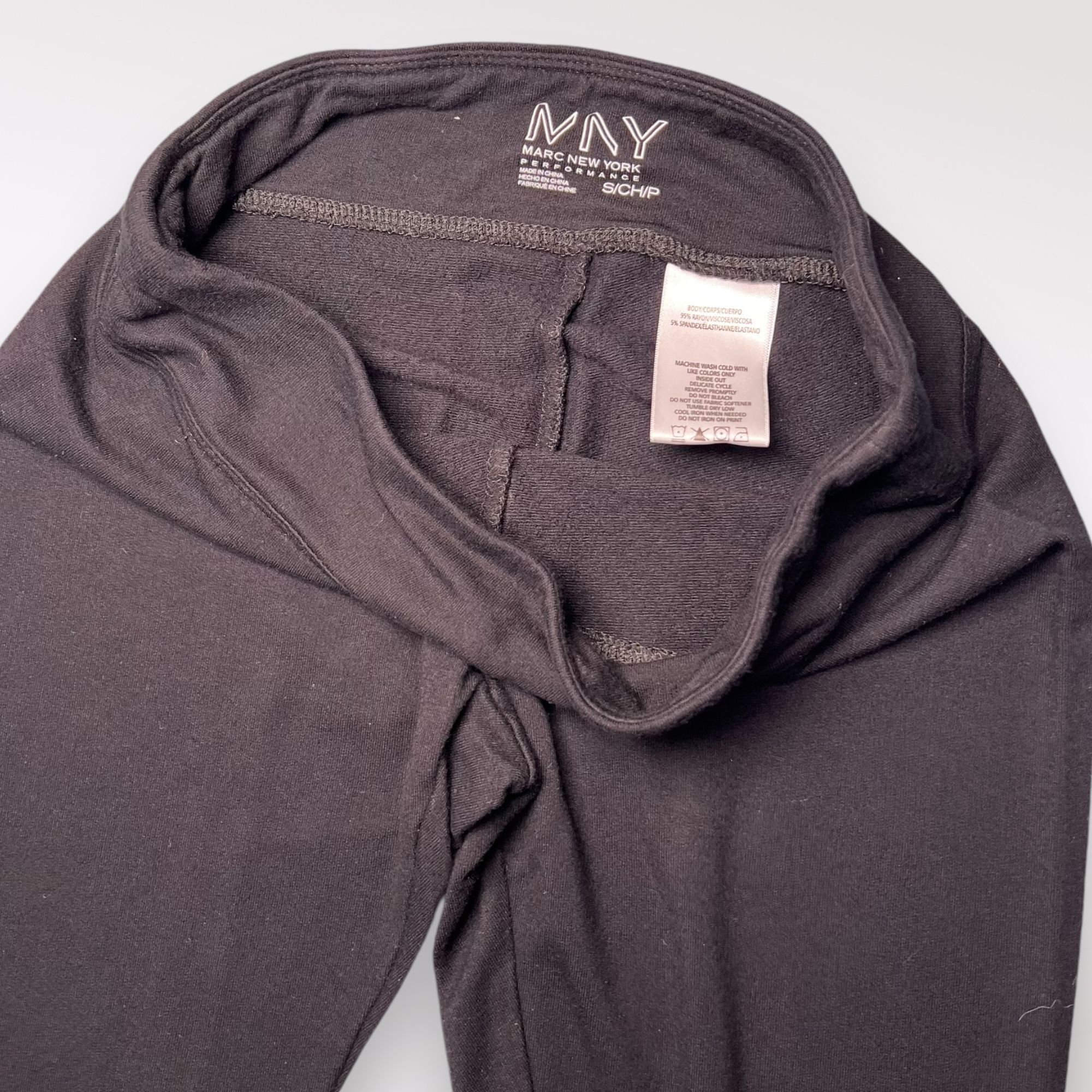 Designer Marc New York MNY Black Leggings Gold + White Stripes Small Size 28" / US 6 / IT 42 - 5 Thumbnail