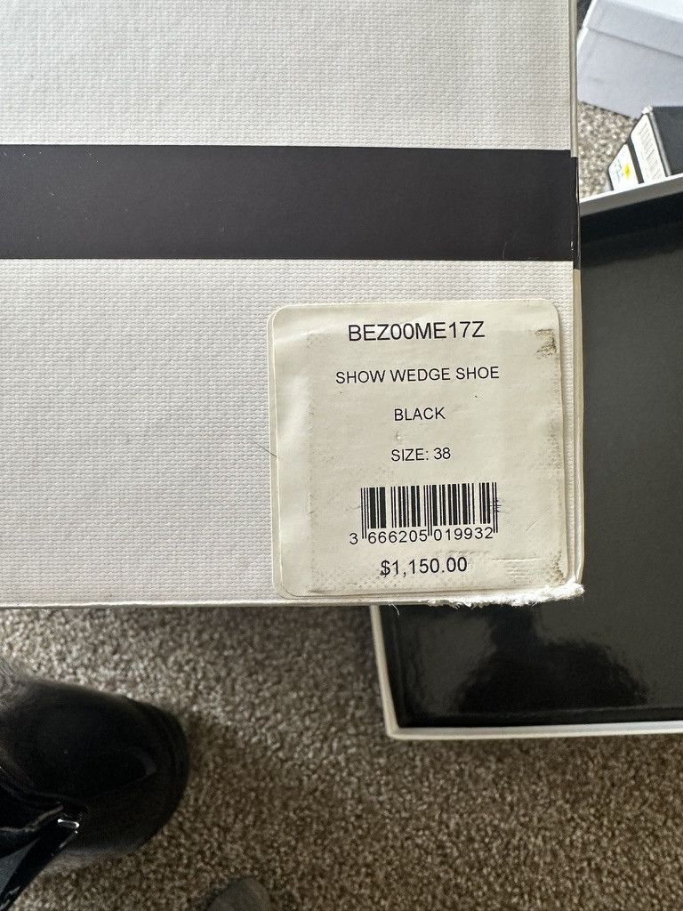Givenchy Givenchy Monumental Mallow Wedge Platform Boots in Black Size US 8 / IT 38 - 8 Thumbnail