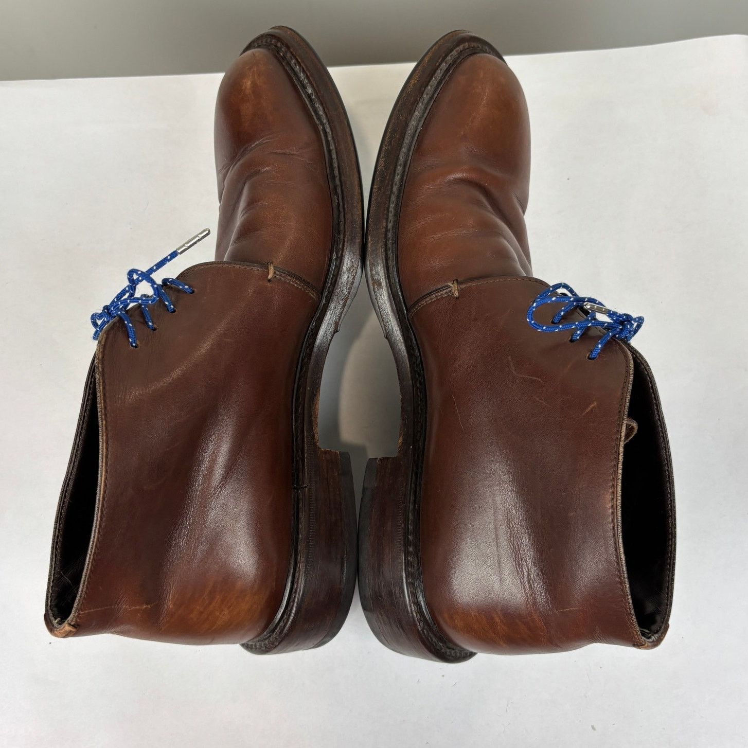 Prada Prada Brown Square Toe Chukka Leather Boots Men's 7 Size US 7 / EU 40 - 7 Thumbnail