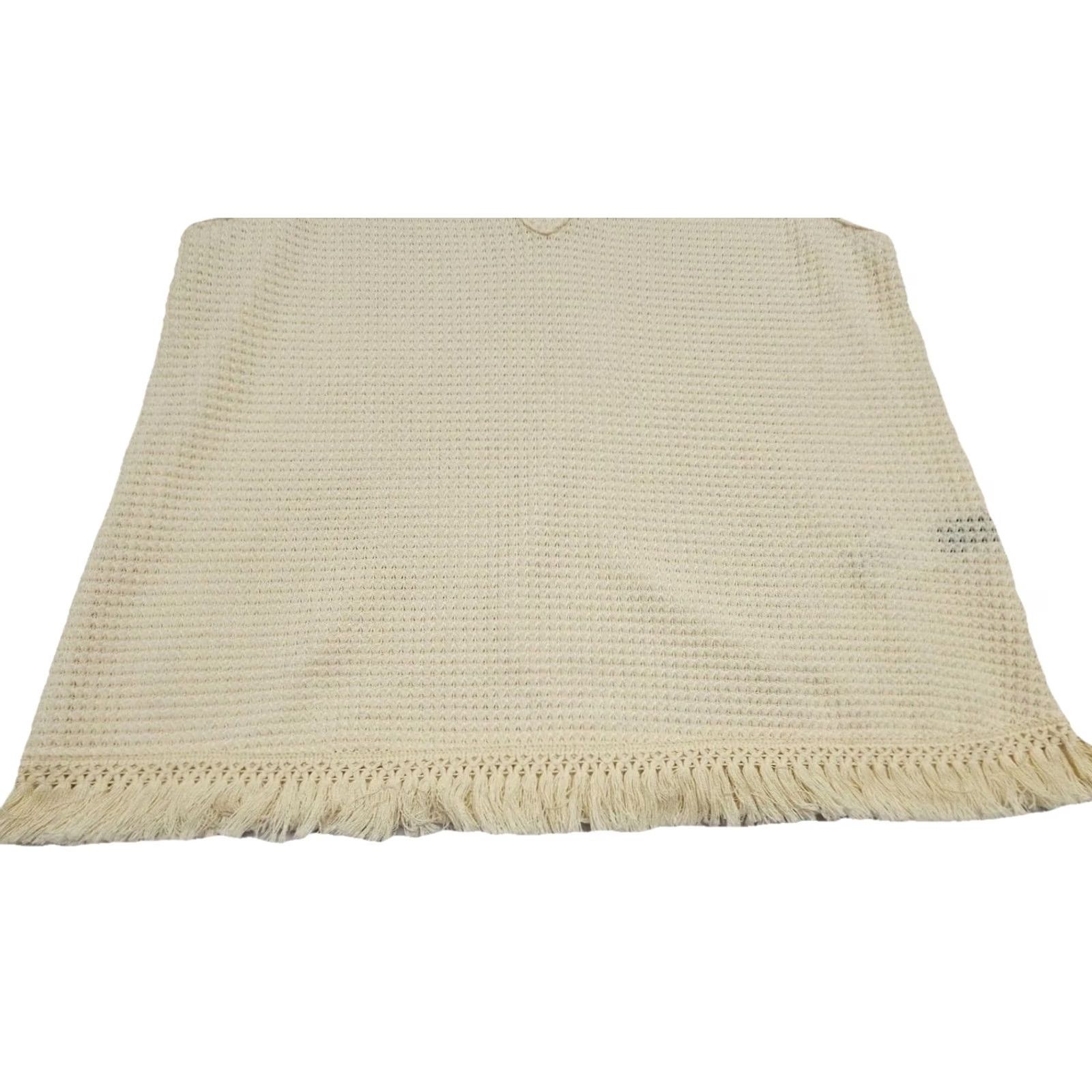 Shein Shein Lounge 2 Piece Set Tank Top Shorts Fringe Boho Cream Ivory XL Women Size XL / US 12-14 / IT 48-50 - 4 Thumbnail
