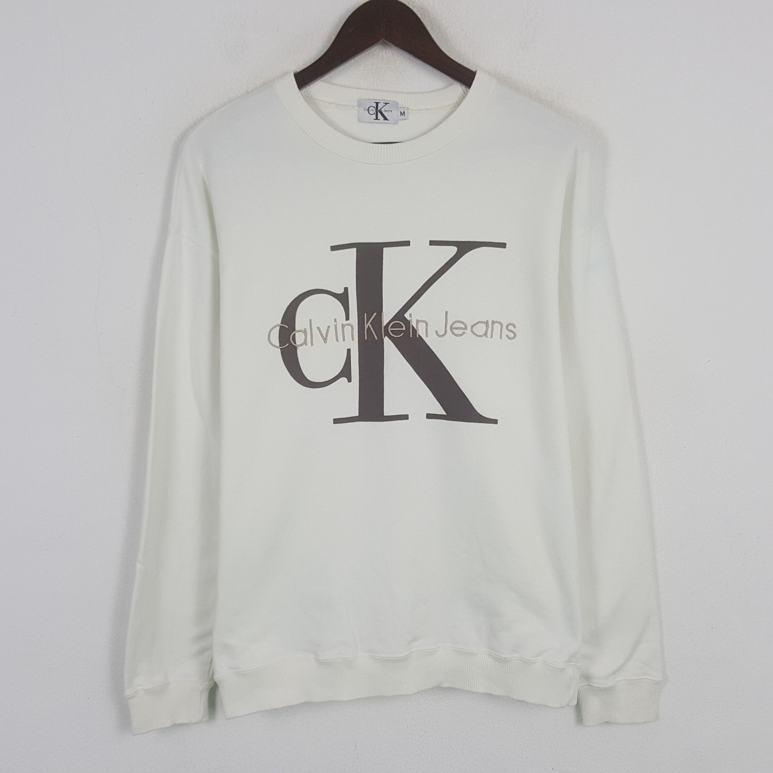 Calvin Klein × Vintage Vintage Calvin Klein Jeans Sweatshirt Size US M / EU 48-50 / 2 - 1 Thumbnail