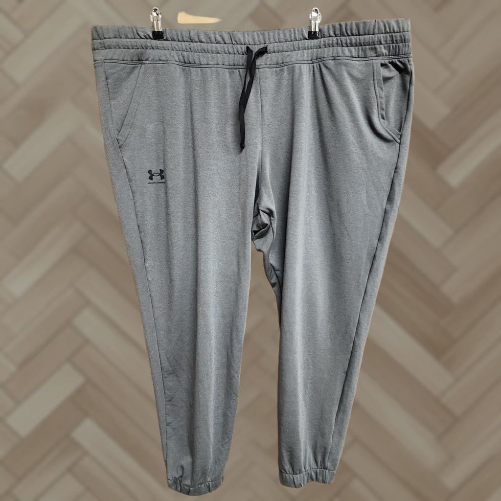 Under Armour Under Armour Rival Terry Jogger Pants Women's 3XL Gray NWT Pull-On Size 25" / US 0 / IT 36 - 1 Thumbnail