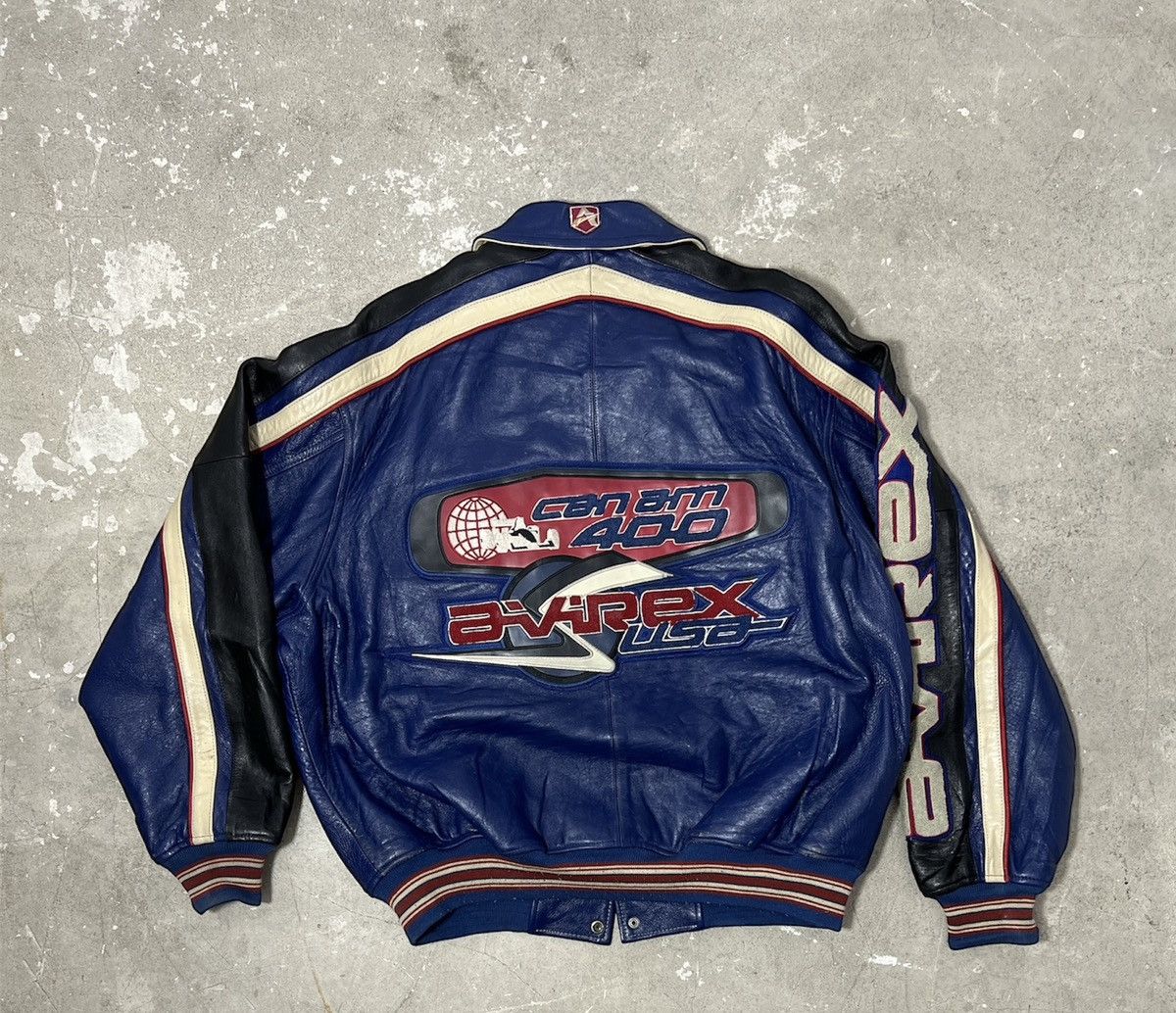 Avirex AVIREX LEATHER JACKET “SPEED CHAMPIONSHIP” Size US XXL / EU 58 / 5 - 6 Thumbnail