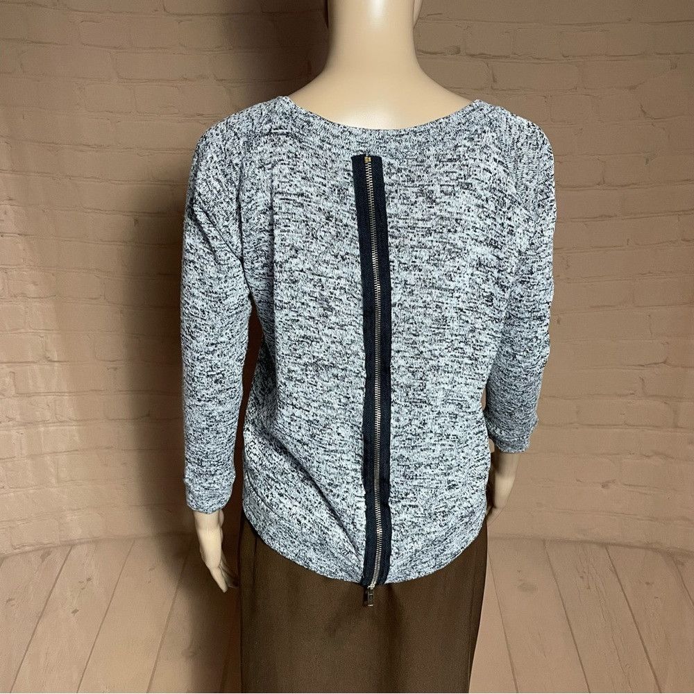 Other Jet John Eshaya Leather Heart Back Zipper Sweatshirt Top Si Size S / US 4 / IT 40 - 5 Thumbnail