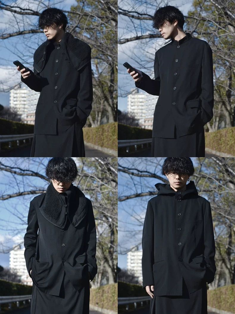 Yohji Yamamoto yohji yamamoto21AW hooded detachable jacket 2503-Nextarrow Size US XL / EU 56 / 4 - 2 Thumbnail