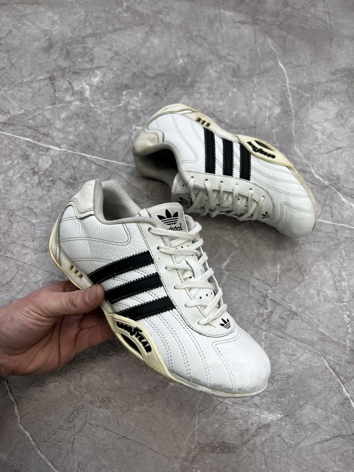 Adidas × Y-3 00s ARCHIVE ADIDAS Y-3 STYLE LEATHER MOTO BOOTS SNEAKERS Size US 7.5 / IT 37.5 - 1 Thumbnail