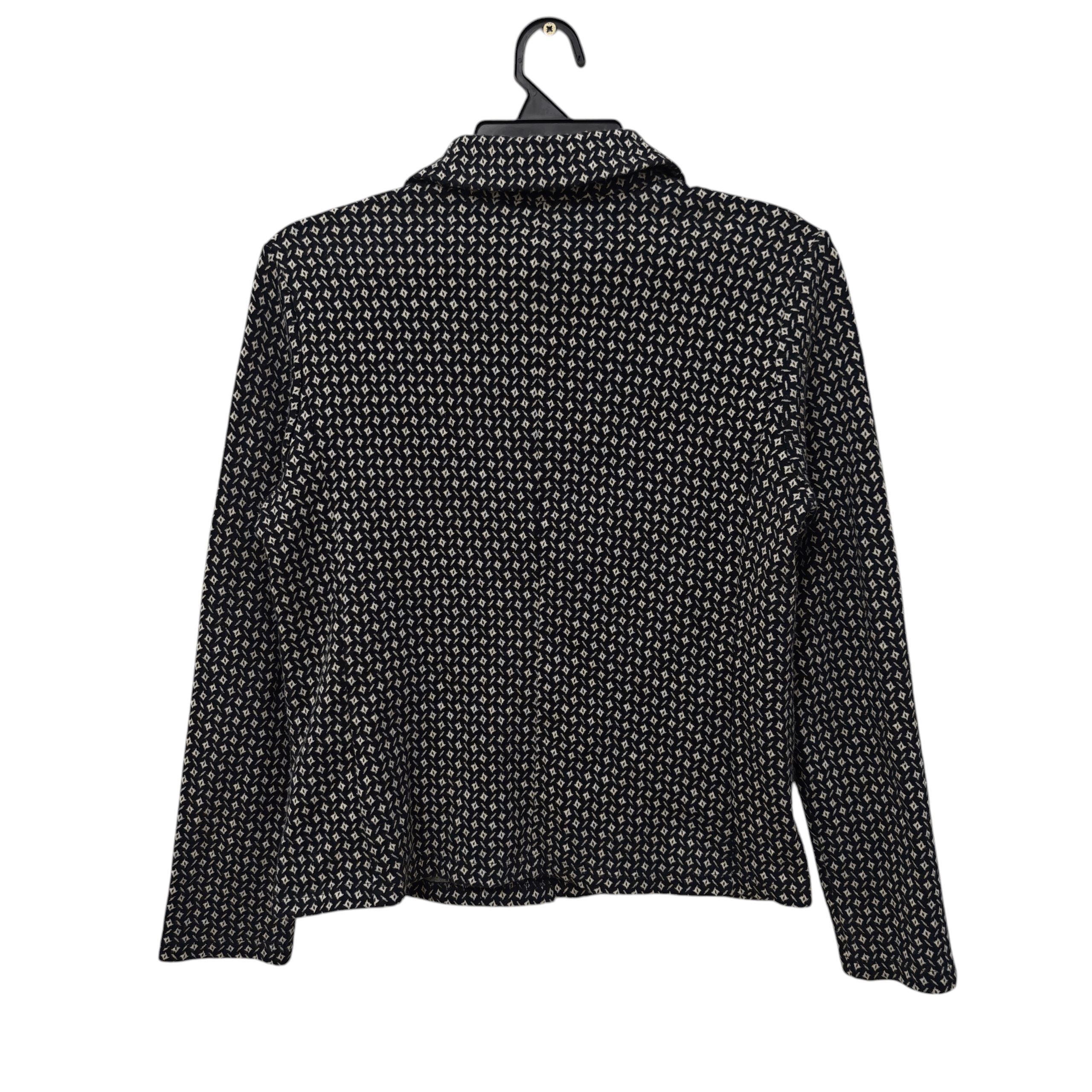 agnes b. Agnes B. Paris Geometric Knit Jacket Size L / US 10 / IT 46 - 2 Thumbnail
