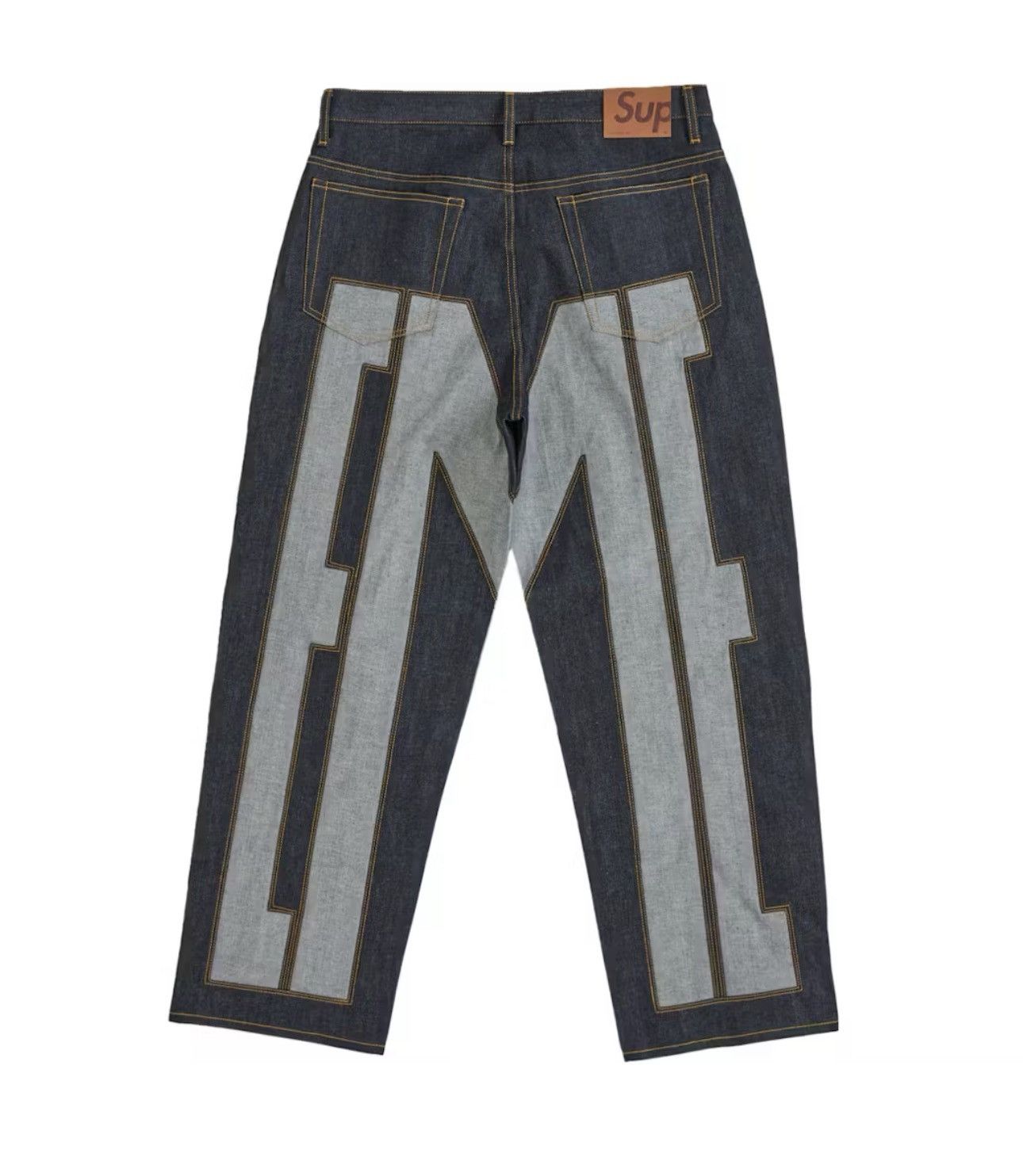 Supreme Supreme Inset Spell out Baggy Jean Size US 32 / EU 48 - 7 Thumbnail