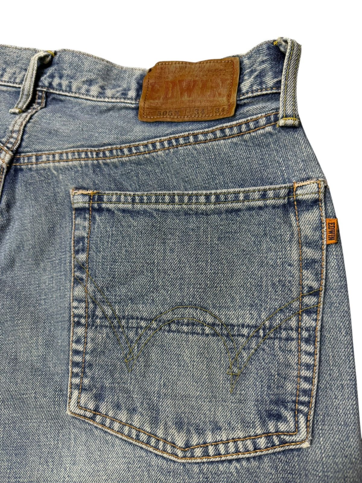 Edwin Vintage Edwin 505X Japan Selvedge Denim | Wide Straight W33 Size US 33 - 10 Thumbnail