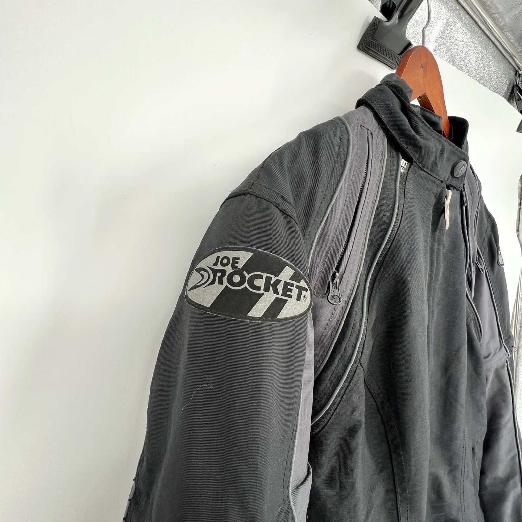 Joe Rocket Joe Rocket Motorcycle Jacket Women’s Lined Size Medium Black Gray Size M / US 6-8 / IT 42-44 - 2 Thumbnail