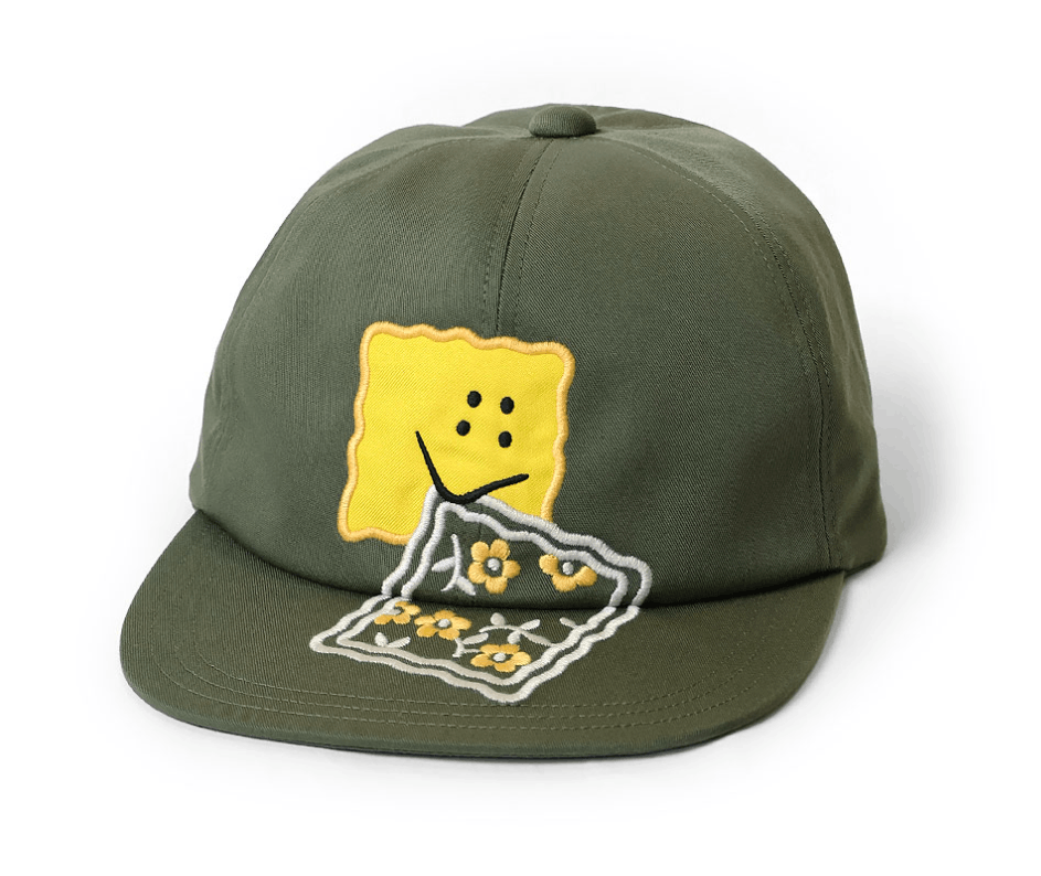 Kapital Chino Baseball Cap (PECKISH RAINBOWY Embroidery) Size ONE SIZE - 1 Thumbnail