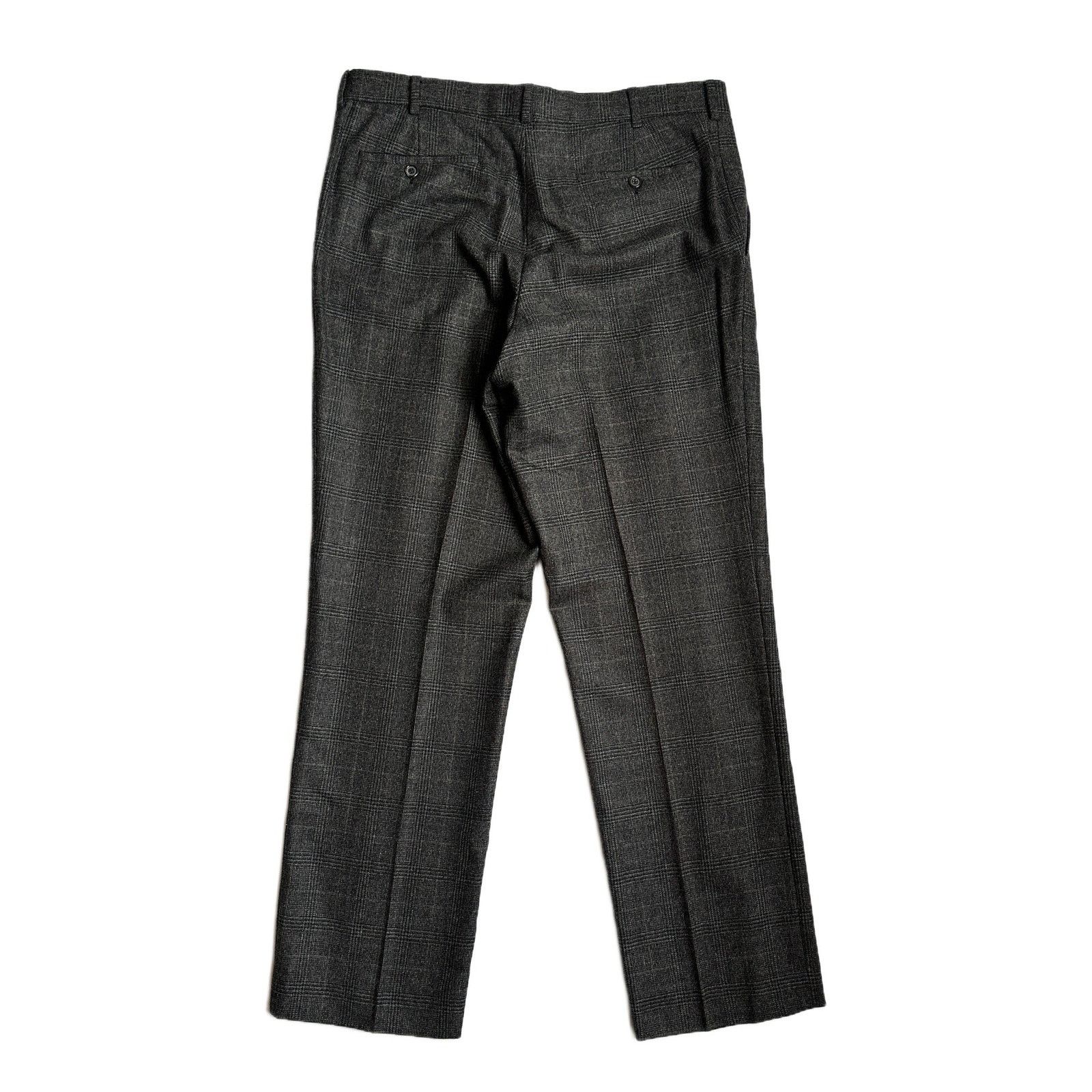 Prada Prada Wool Check Trousers Size US 36 / EU 52 - 2 Thumbnail