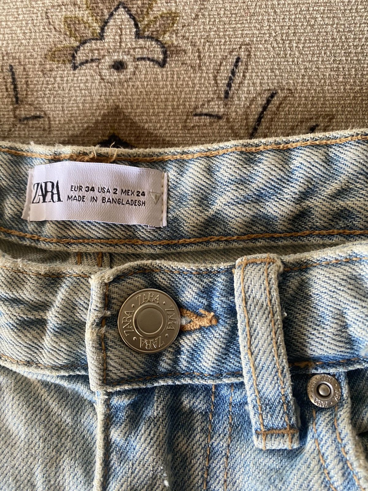JNCO Zara Faded Color Super Baggy Denim Size US 28 / EU 44 - 5 Thumbnail