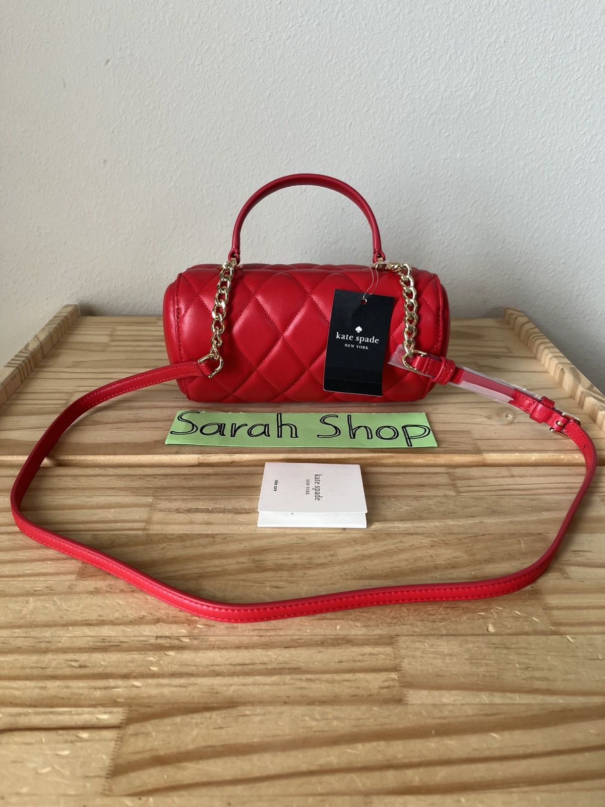 Kate Spade Kate Spade Heart Barrel Quilted Crossbody Size ONE SIZE - 4 Thumbnail