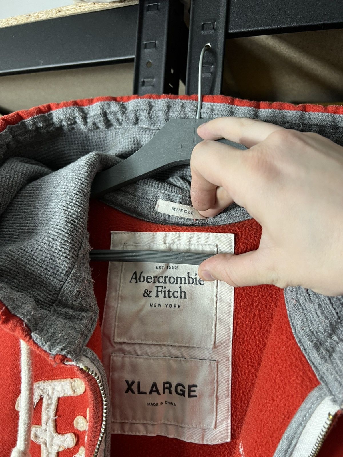 Abercrombie & Fitch Abercrombie & Fitch Vintage Full-Zip Hoodie – Size XL Size US XL / EU 56 / 4 - 8 Thumbnail