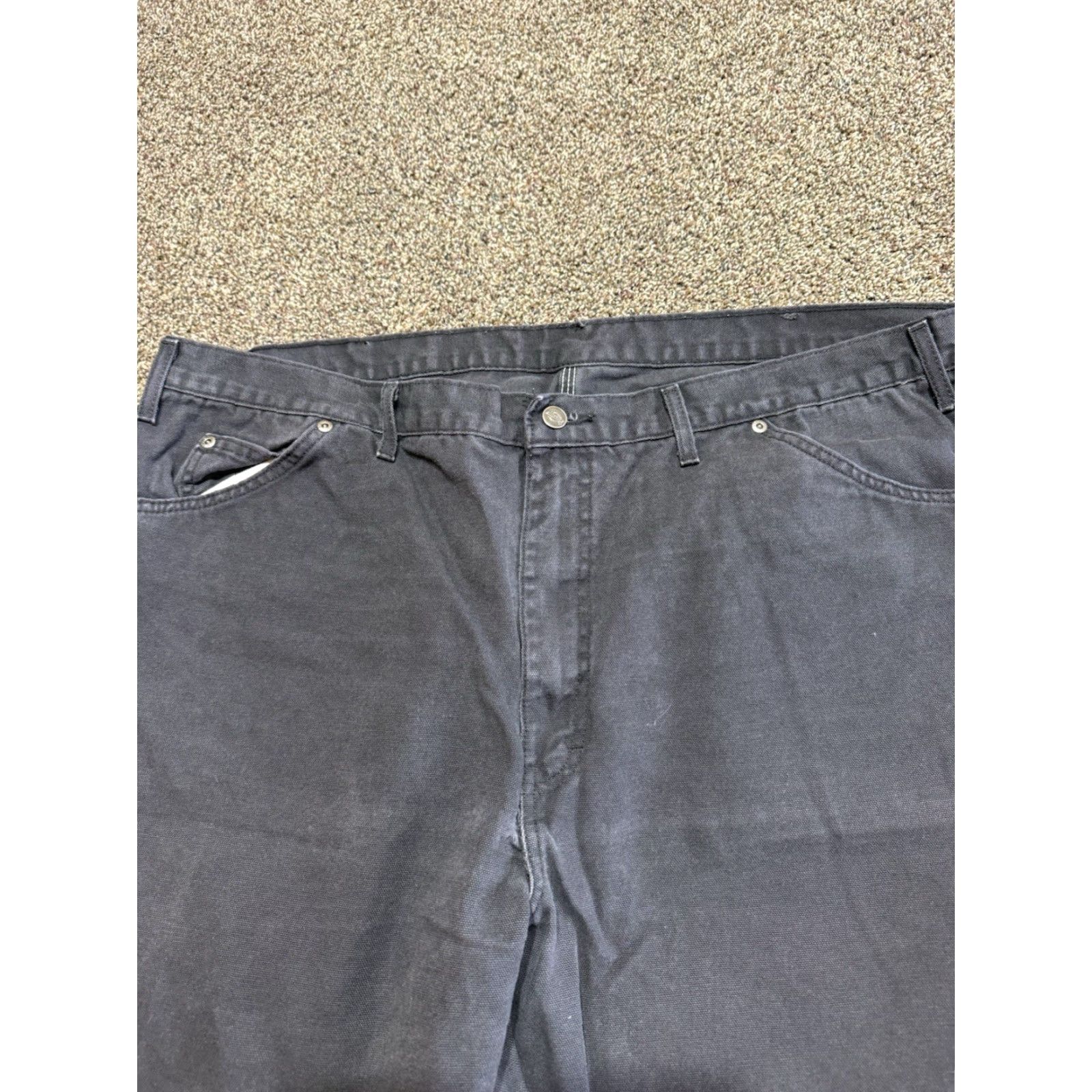 Dickies Dickies Jeans Men 44x32 Straight Cotton Denim Black 5-Pocket Regular Zip Solid Vintage? No (Not Vintage) +? Just format guidelines. Size US 44 / EU 60 - 3 Thumbnail