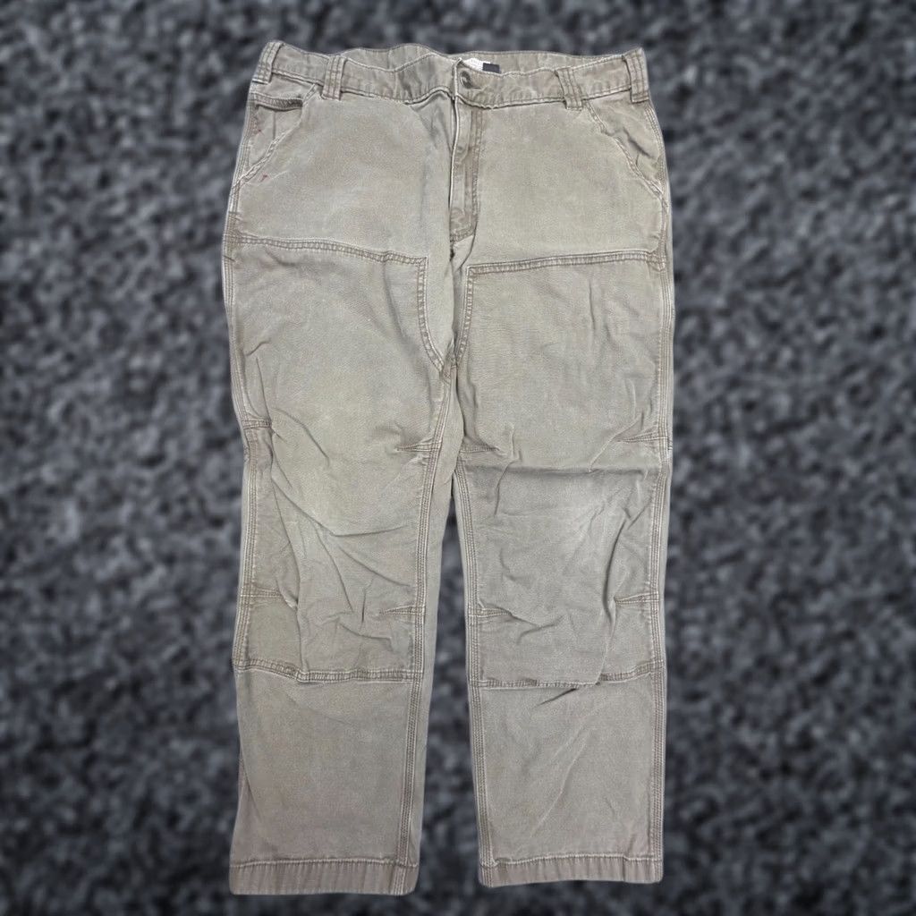 Carhartt Carhartt Double Knee Relaxed Rugged Pants Mens 38 x 30 (FITS 36 x 27) Green MOS - Workwear Size US 36 / EU 52 - 1 Thumbnail