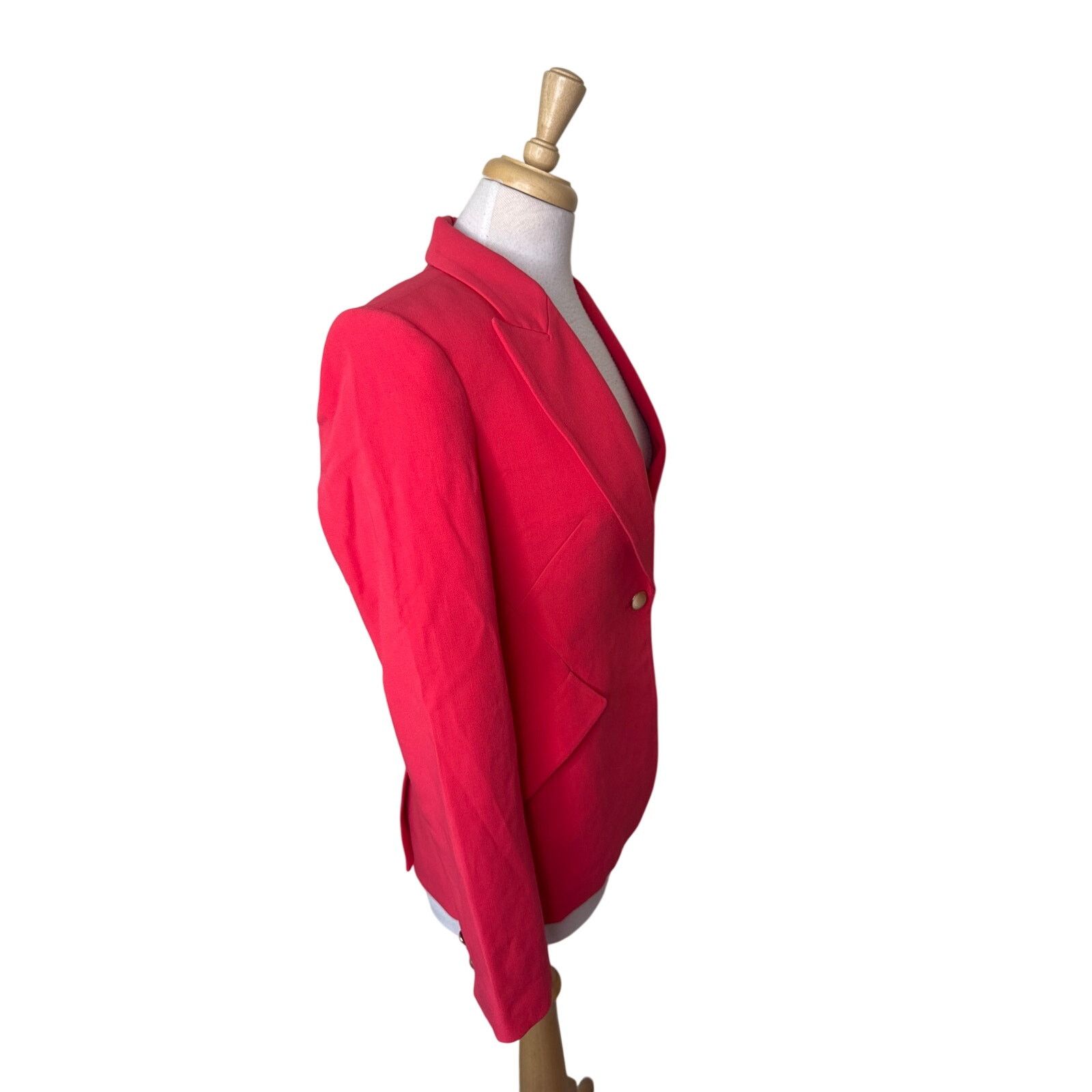 L'AGENCE L’Agence Chamberlain Blazer Jacket in Hibiscus Coral Red Size XS / US 0-2 / IT 36-38 - 7 Thumbnail