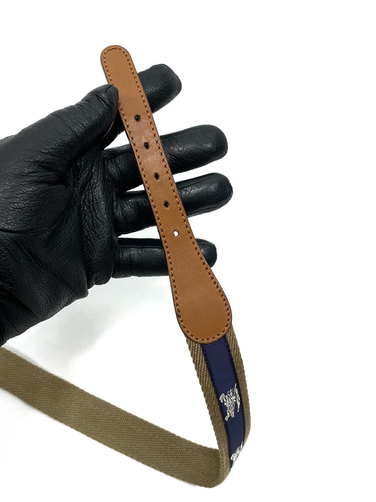 Burberry Vintage Burberrys Leather Belt – Made in Italy Size ONE SIZE - 6 Thumbnail