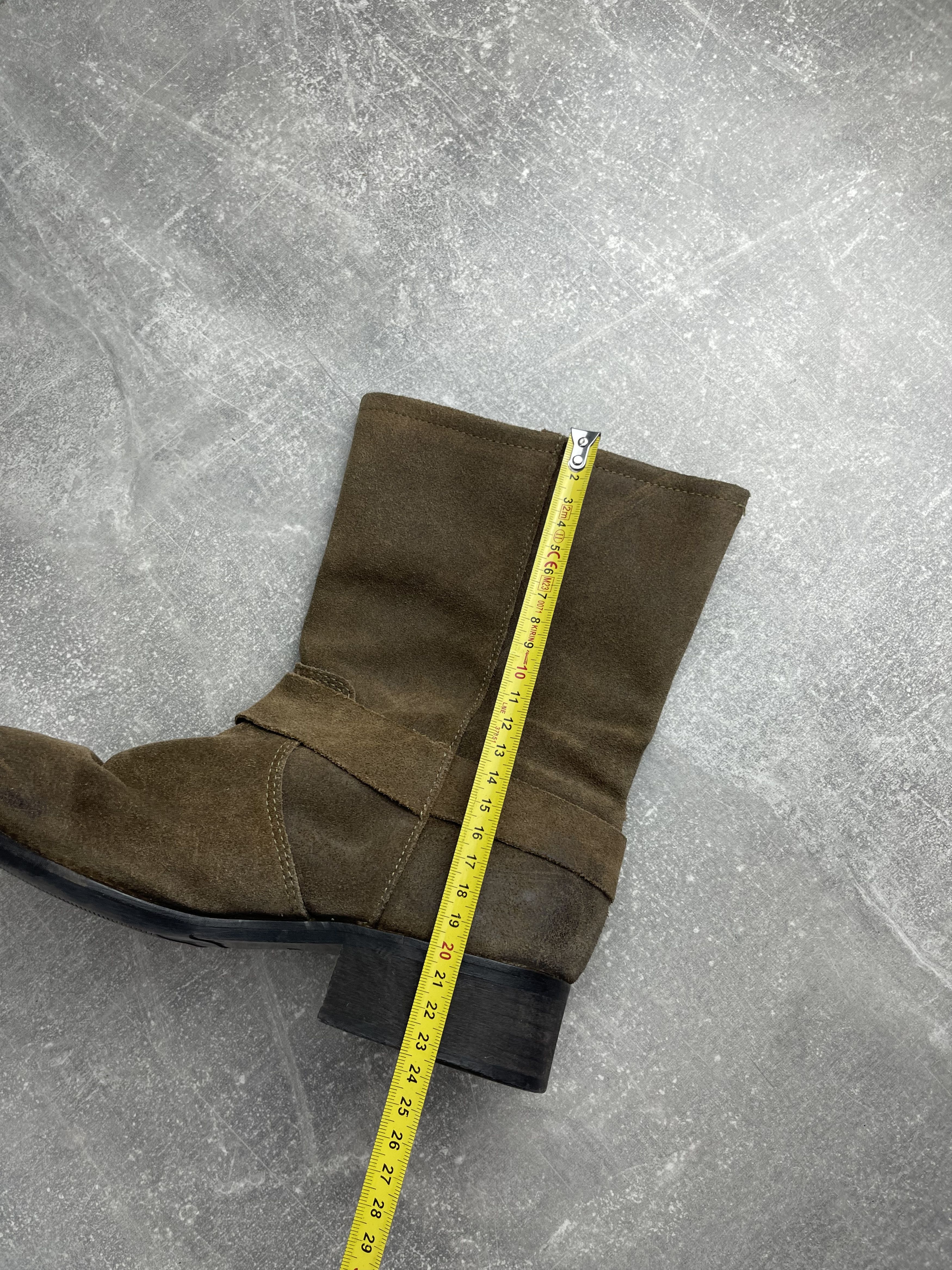 Ma+ Cowboy western avant garde suede biker harness boots Size US 8 / IT 38 - 9 Thumbnail