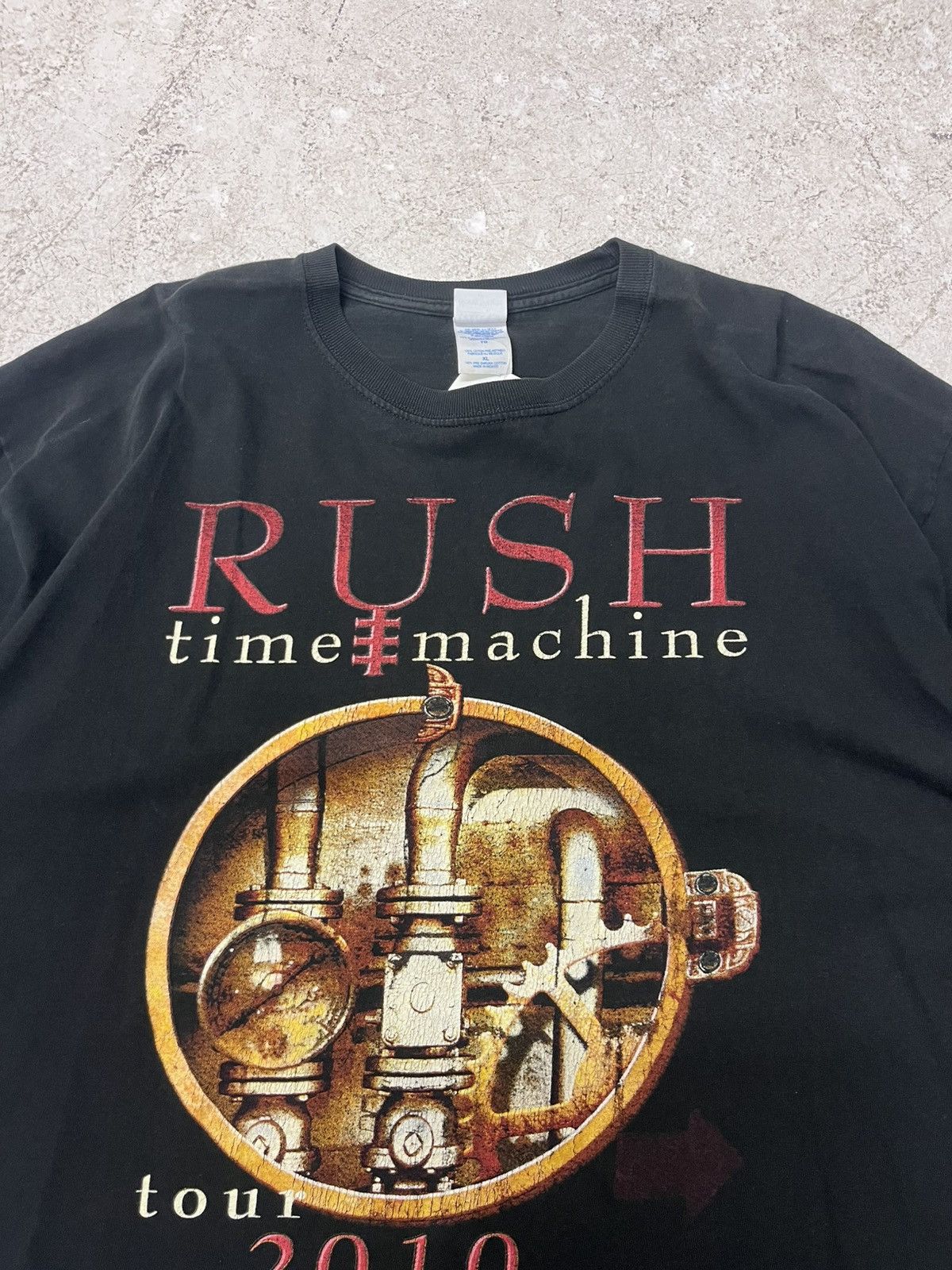 Band Tees Black rush time machine 2010 tour tee Size US XL / EU 56 / 4 - 1 Thumbnail
