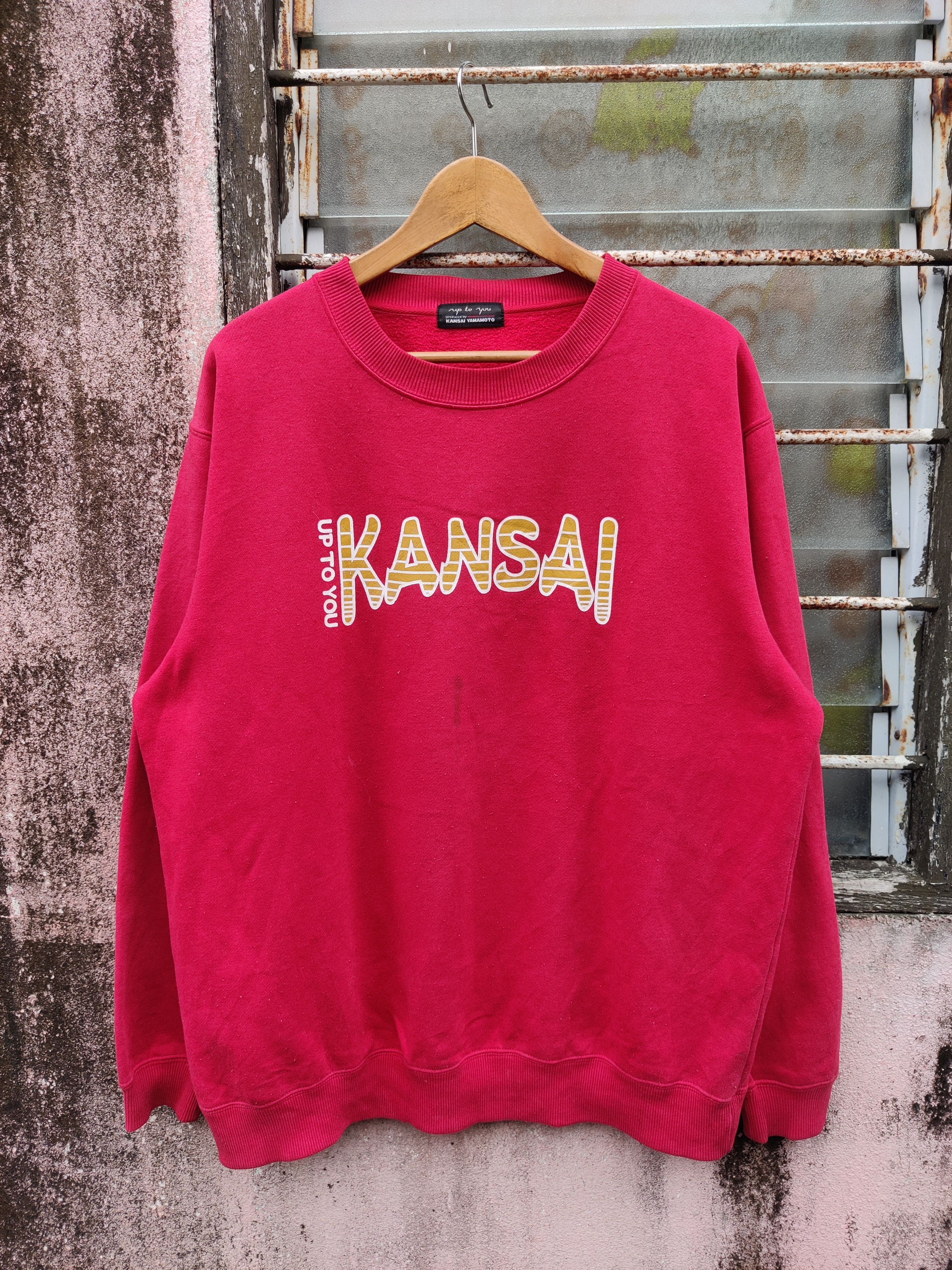 Japanese Brand Vintage Kansai Yamamoto Up to You Spellout Sweatshirt Size US XL / EU 56 / 4 - 2 Thumbnail