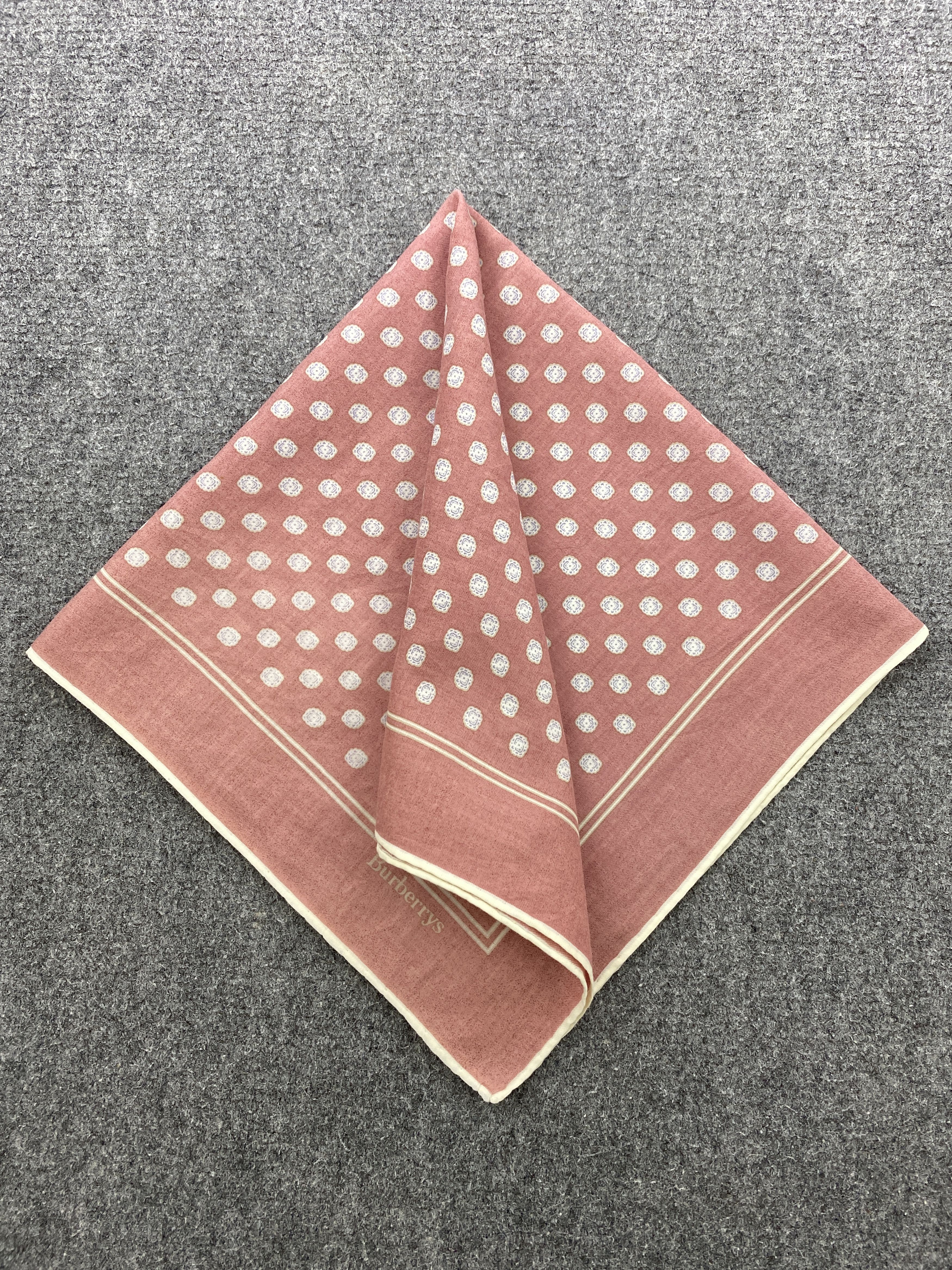 Burberry Burberry Polkadot Handkerchief Bandana / Neckerchief HKC0721 Size ONE SIZE - 3 Thumbnail