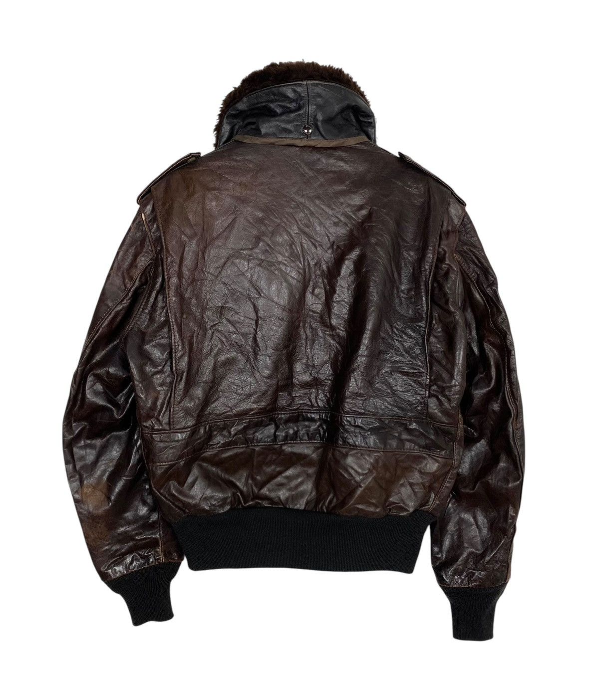 Schott Rare‼️ Vtg Schott N.Y.C G-1 Bomber Leather Fur Collar Usa Size US M / EU 48-50 / 2 - 5 Thumbnail