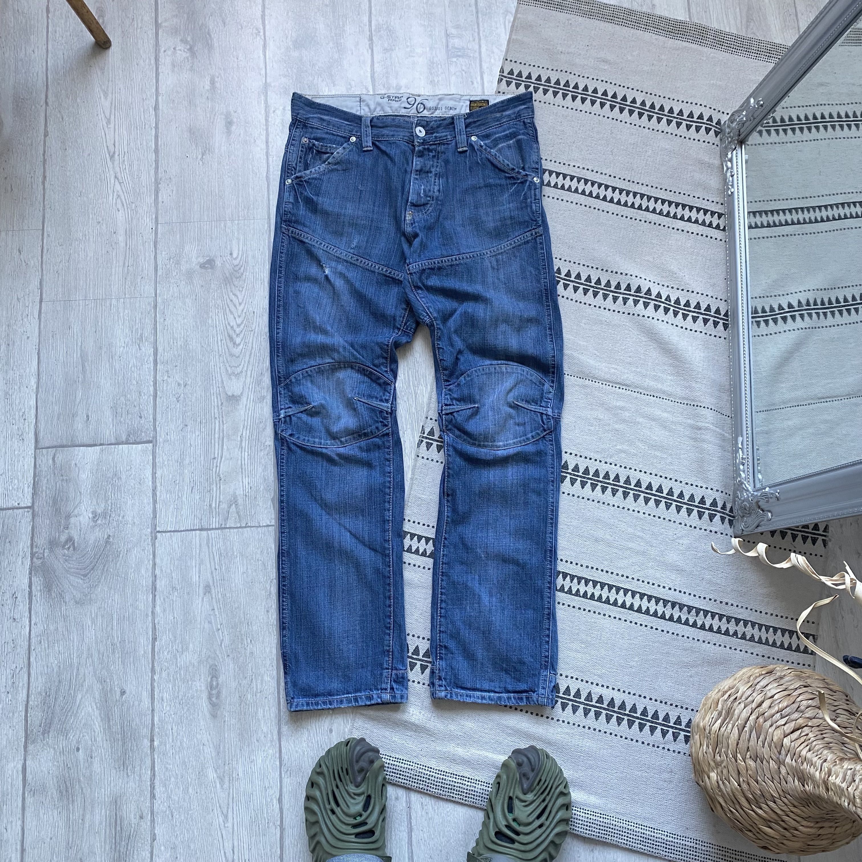 G-Star 👖Vintage 96 G-Star Raw denim Y2K Biker jeans Diesel Size US 32 / EU 48 - 7 Thumbnail