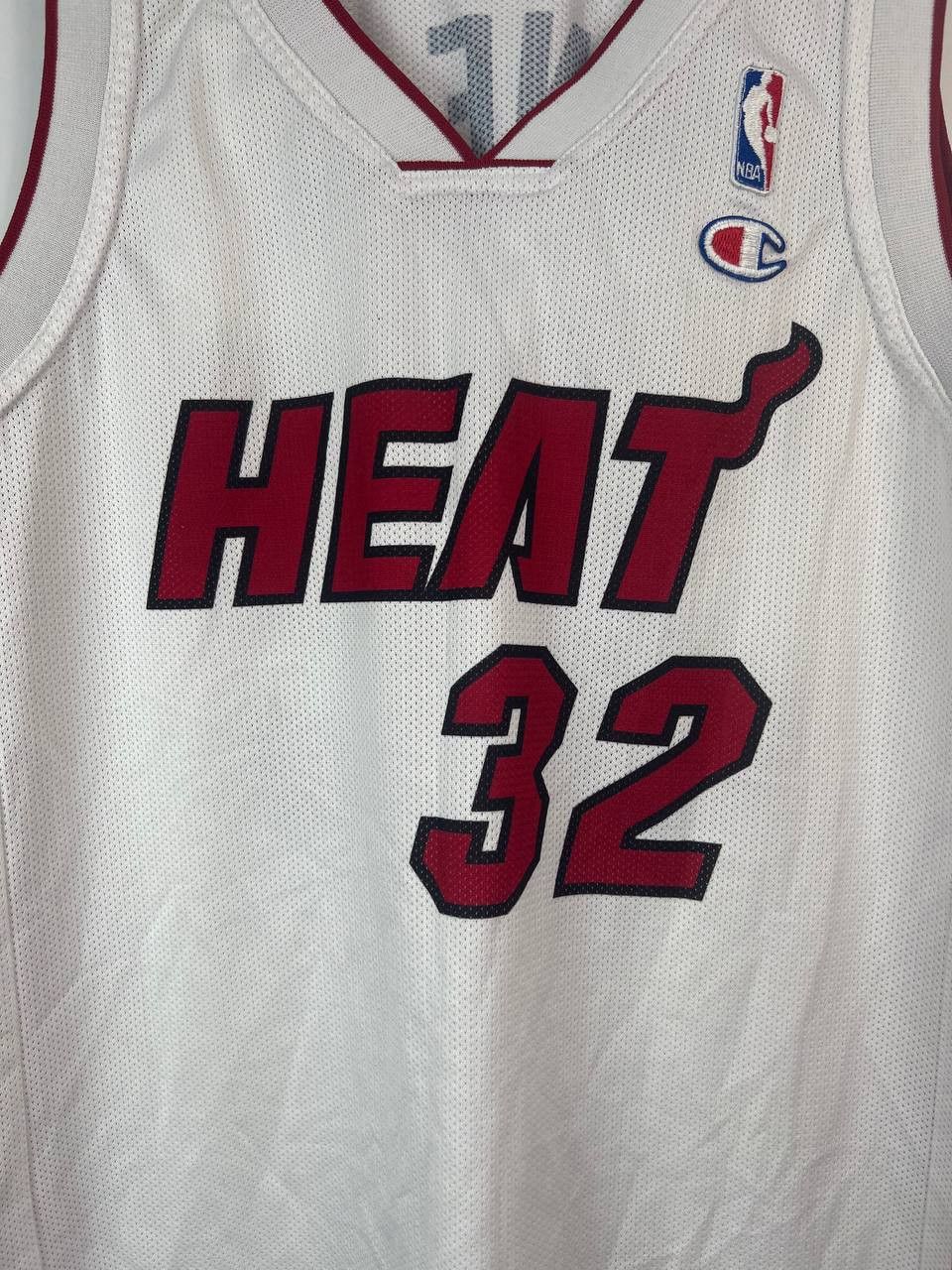 Champion × Vintage Champion Miami Heat Shaquille O'Neal #32 NBA Jersey Sz L Size US L / EU 52-54 / 3 - 2 Thumbnail