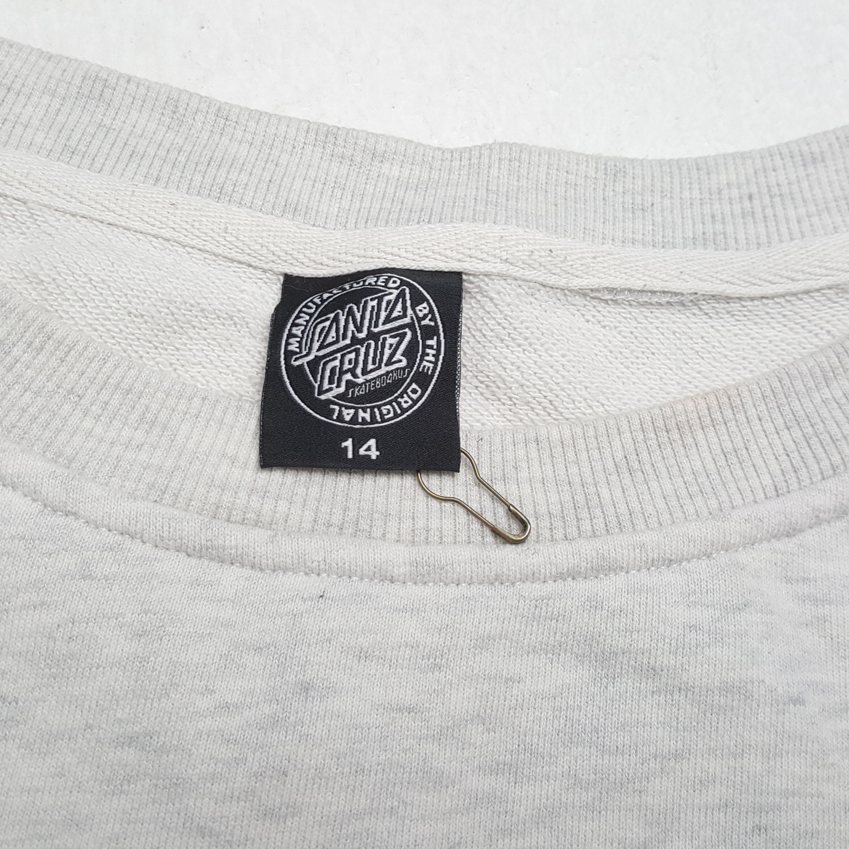 Santa Cruz Skateboards × Vintage SANTA CRUZ SKATEBOARDS Streetwear Style Sweatshirt Size US XL / EU 56 / 4 - 11 Thumbnail
