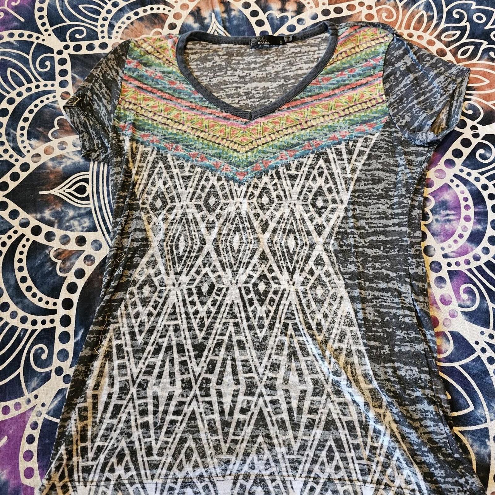 Prana PrAna Women's Sheer Fitted T-shirt Size S / US 4 / IT 40 - 1 Thumbnail