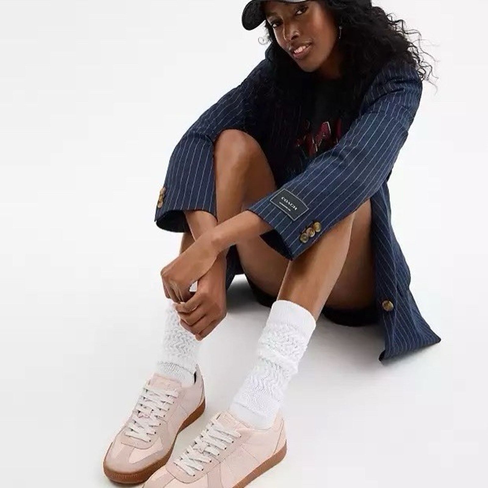 Coach NWT Coach Women's Ellis Sneaker Blush CAQ33 us 7 Size US 7 / IT 37 - 7 Thumbnail