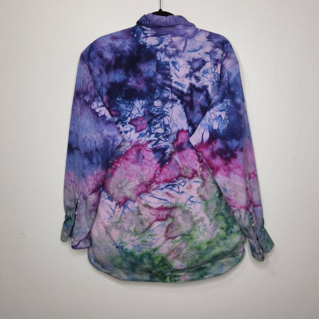 Ralph Lauren Vintage Ralph Lauren Custom Ice Tie Dye Button Shirt Art Size US M / EU 48-50 / 2 - 7 Thumbnail