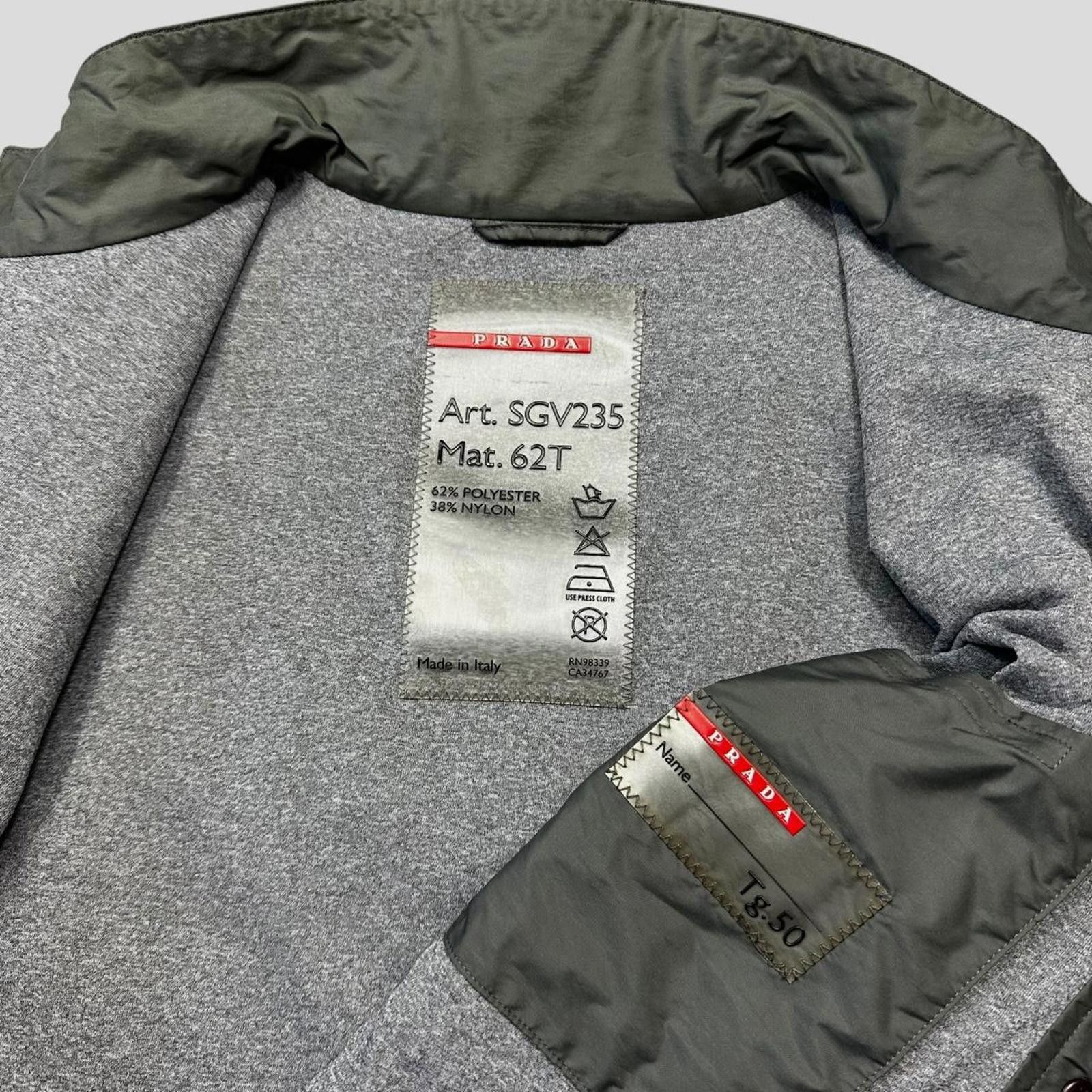 Prada Prada Sport SS00 Gel Seam Nylon Cropped Jacket - IT50 (M) Size US M / EU 48-50 / 2 - 8 Thumbnail