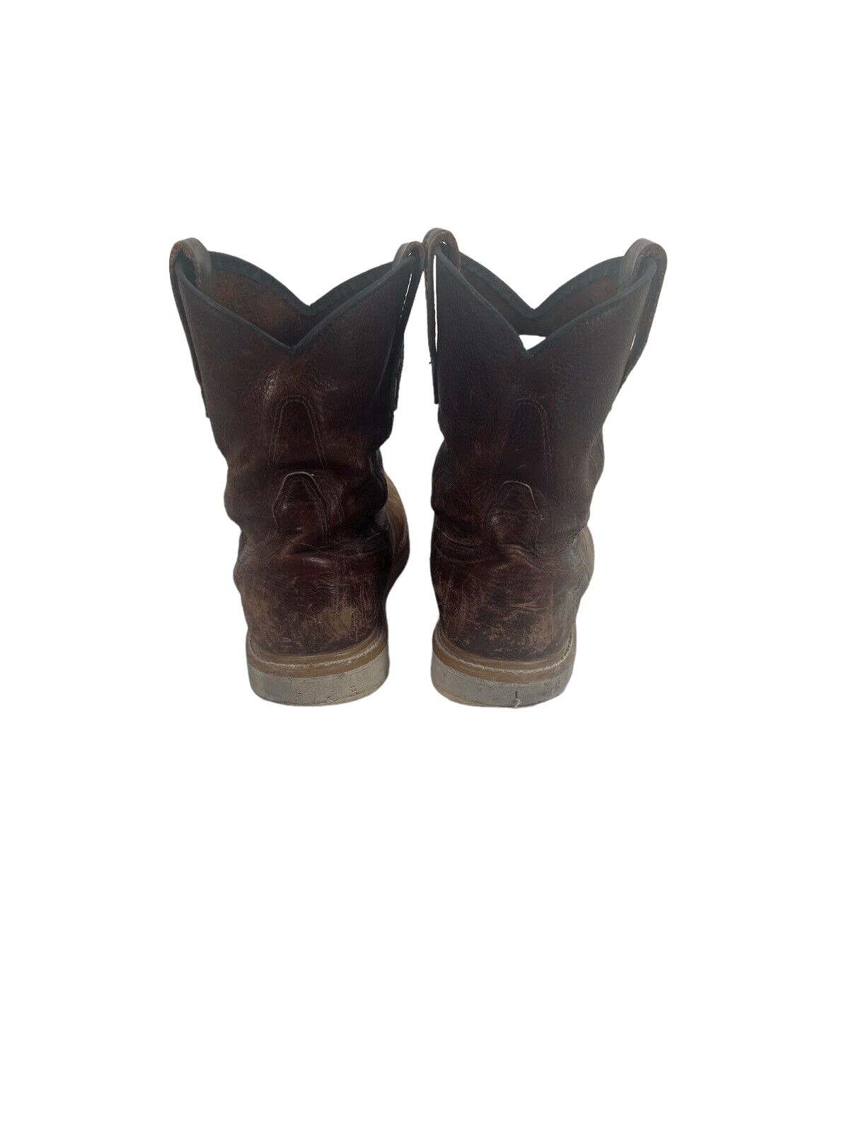 Red Wing vtg Irish Setter Destroyed Brown Leather Boots Size 12 Size US 12 / EU 45 - 6 Thumbnail