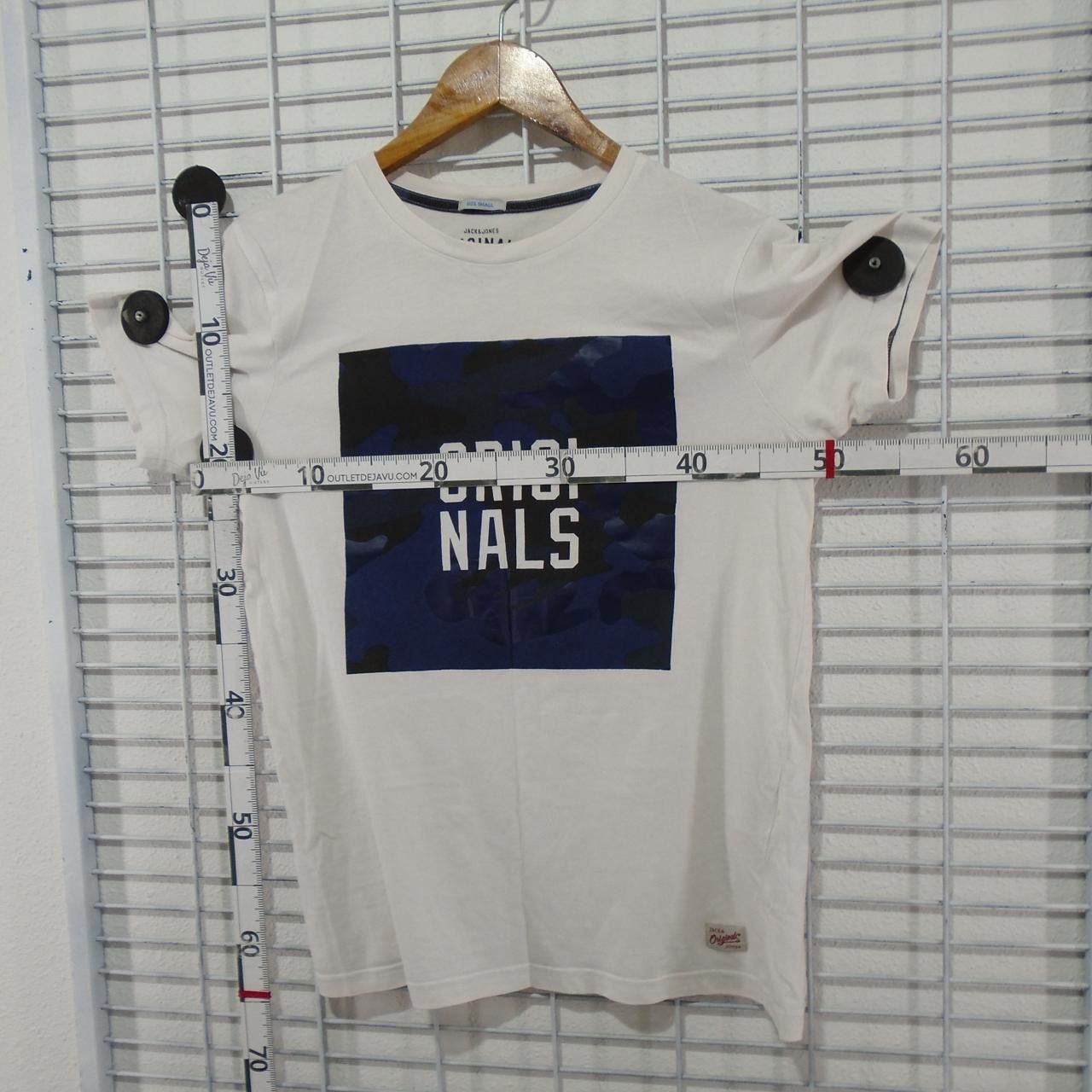 Jack & Jones Men's T-Shirt Jack & Jones. White. S. Used. Good Size US S / EU 44-46 / 1 - 9 Thumbnail