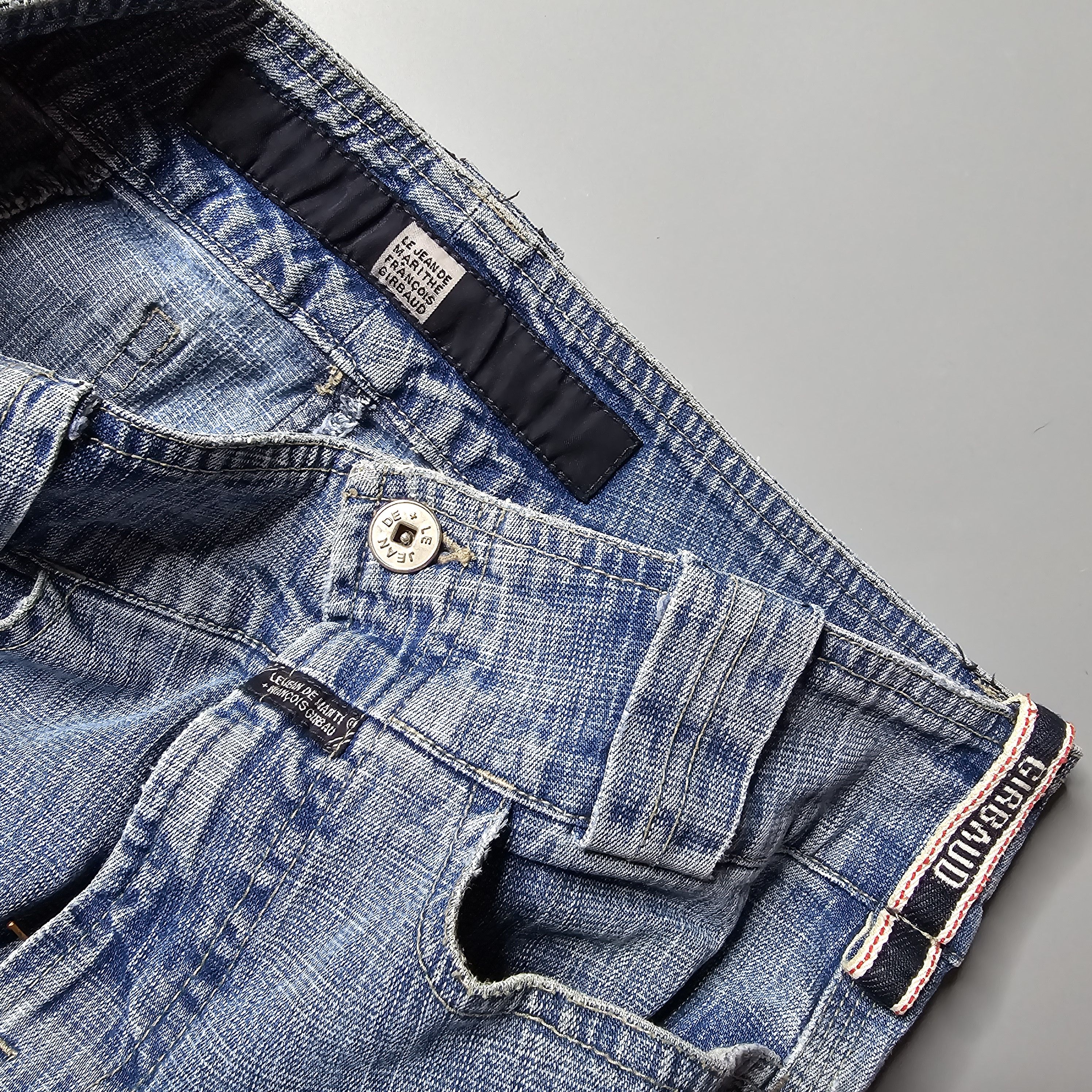 Marithe + Francois Girbaud MF+G - Y2K Bootcut Adjustable Length Jeans Size US 30 / EU 46 - 9 Thumbnail