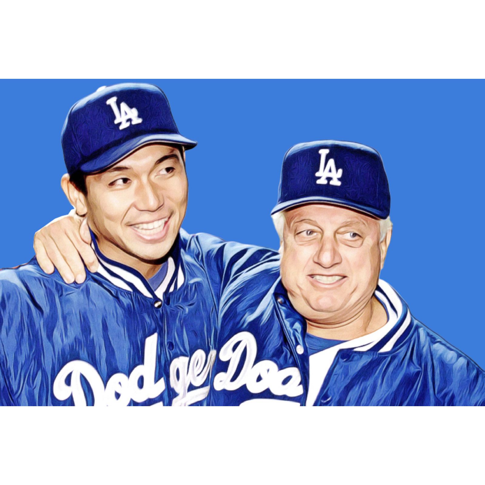 Starter LA Dodgers 80s STARTER satin bomber jacket L blue MLB vtg Size US L / EU 52-54 / 3 - 5 Thumbnail